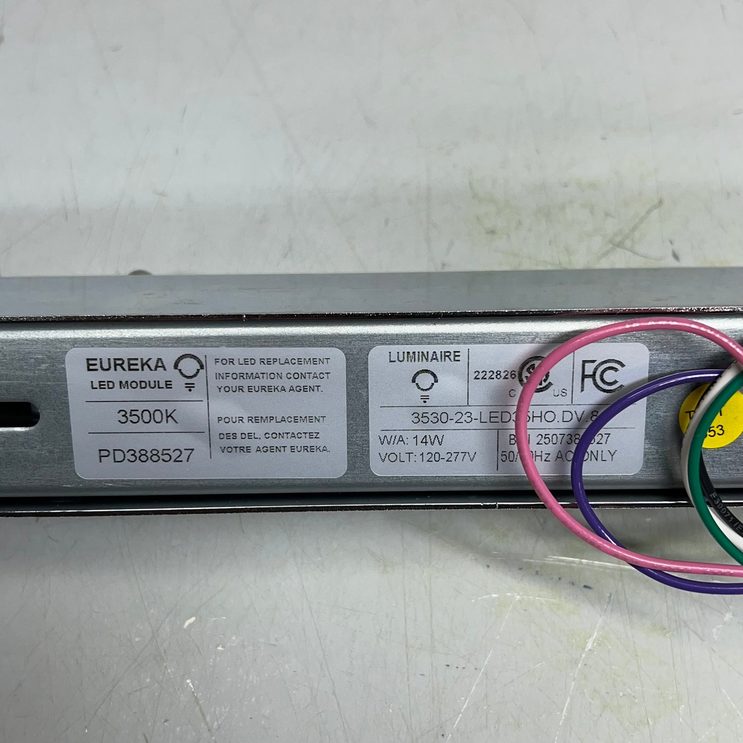 ZA@ EUREKA (2 PACK) Moonside Classic Wall Lighting Triplex Glass 23" L Dimmable w/ Hardware 3530-23