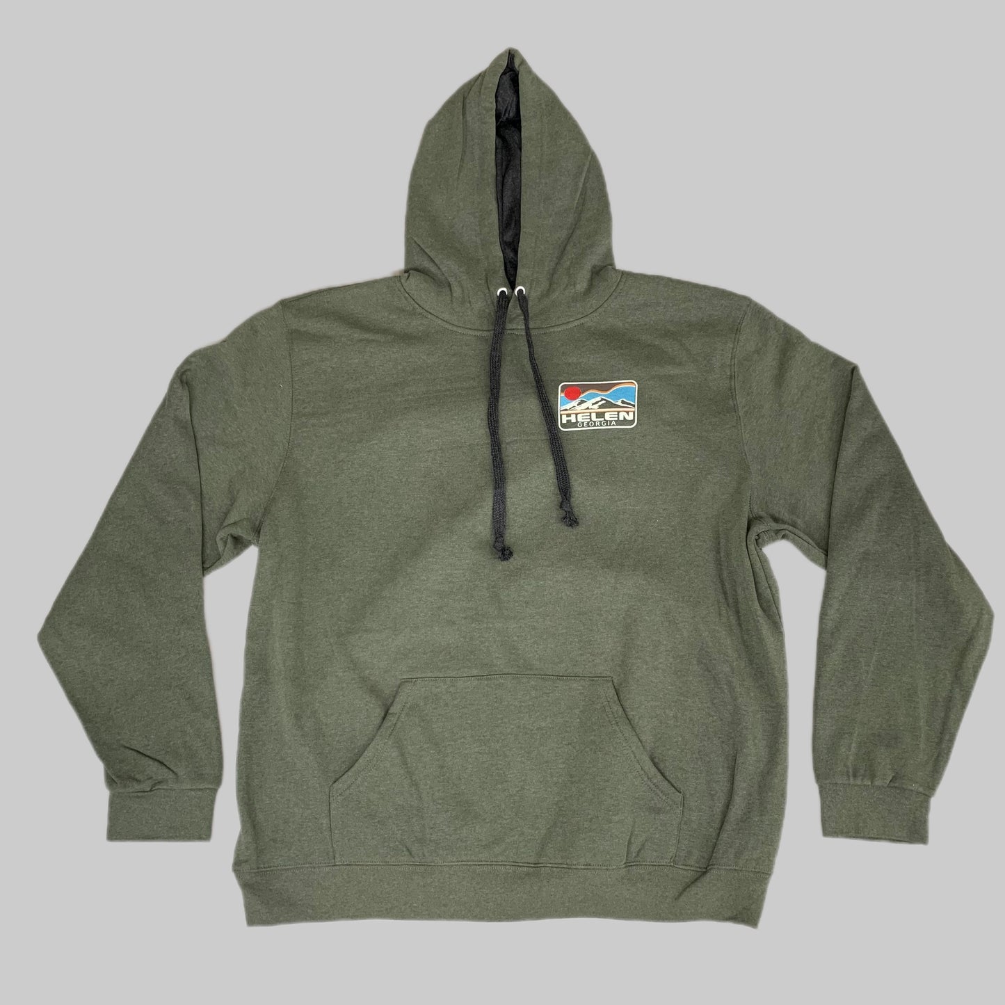 LONEROCK Helen Georgia Tie Hoodie Sz 2X-Large Green