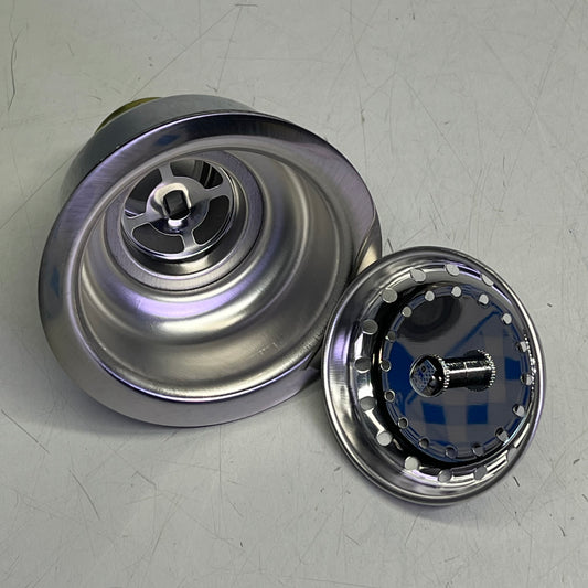 ZA@ DEARBORN (2 PACK) Deep Locking Cup Sink Basket Strainer For Deep Cast Iron Sinks NO. 18 Chrome 7011232