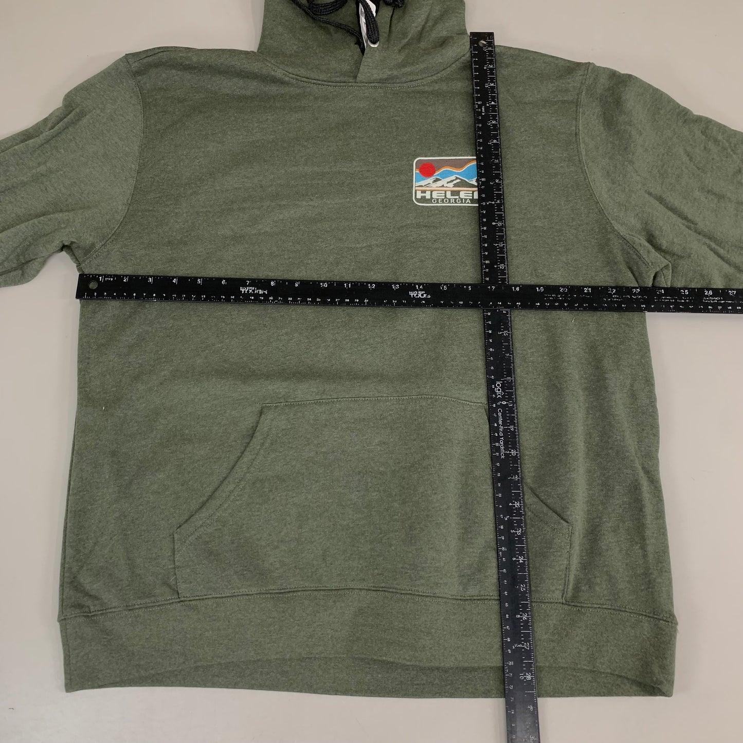 LONEROCK Helen Georgia Tie Hoodie Sz Large Green