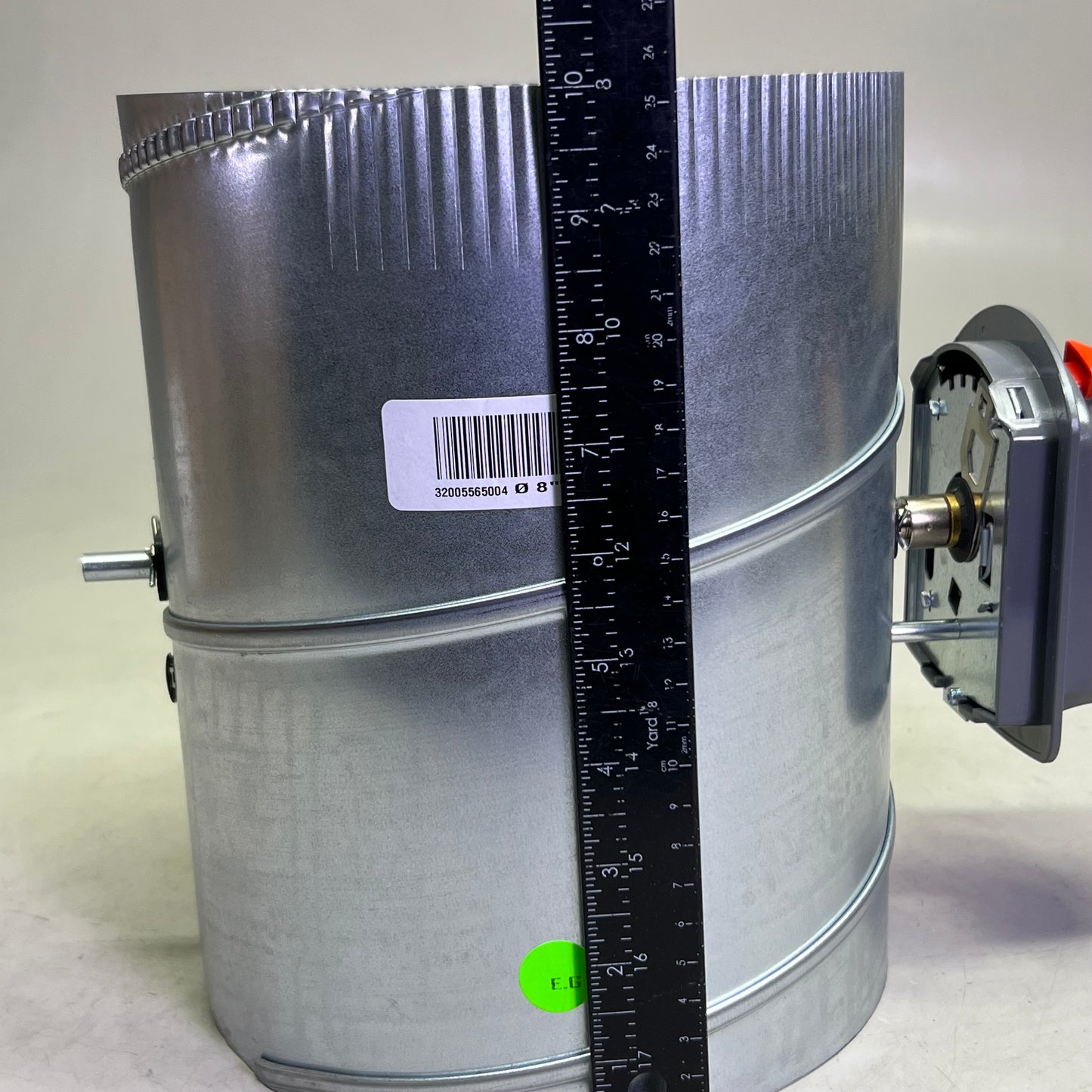 HONEYWELL Round Automatic Damper 9", Grey ARD9TZ