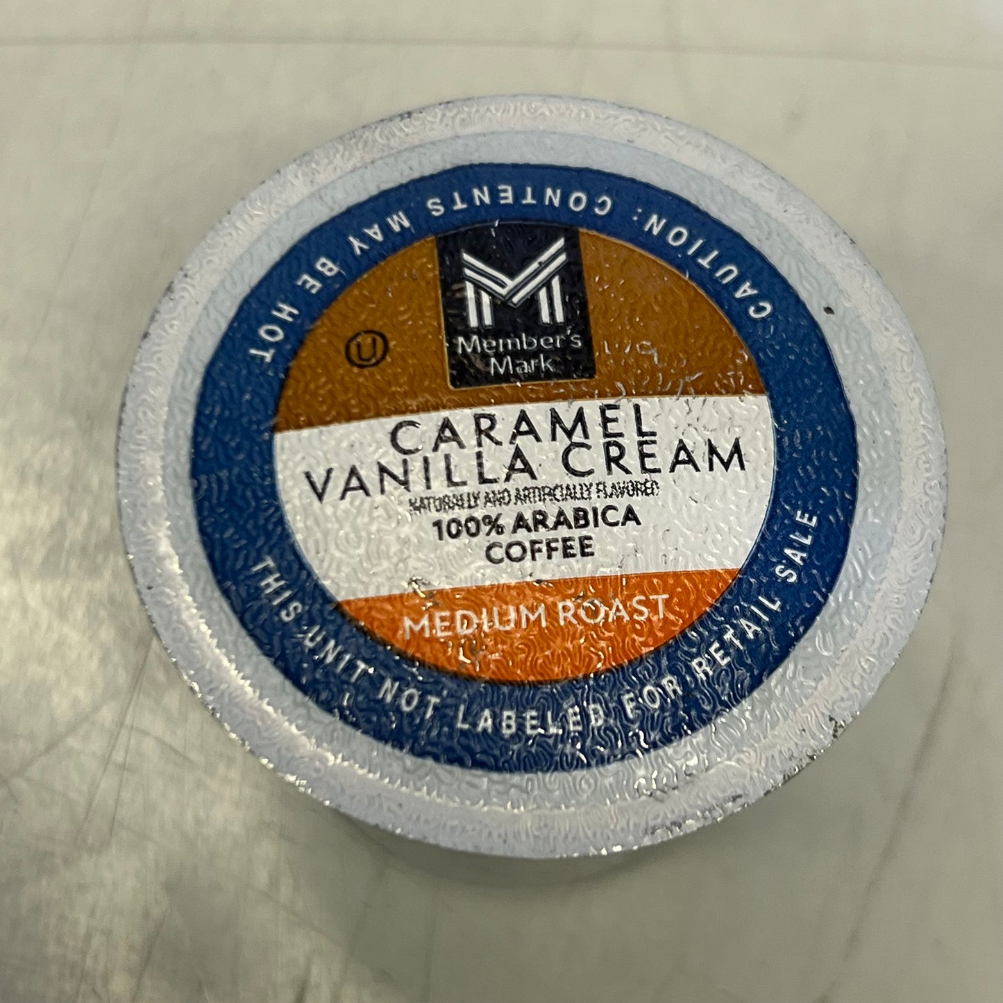 MEMBER'S MARK (80 PACK) Medium Roast Coffee Pods, Caramel Vanilla Cream 0.35 oz. BB 03/26