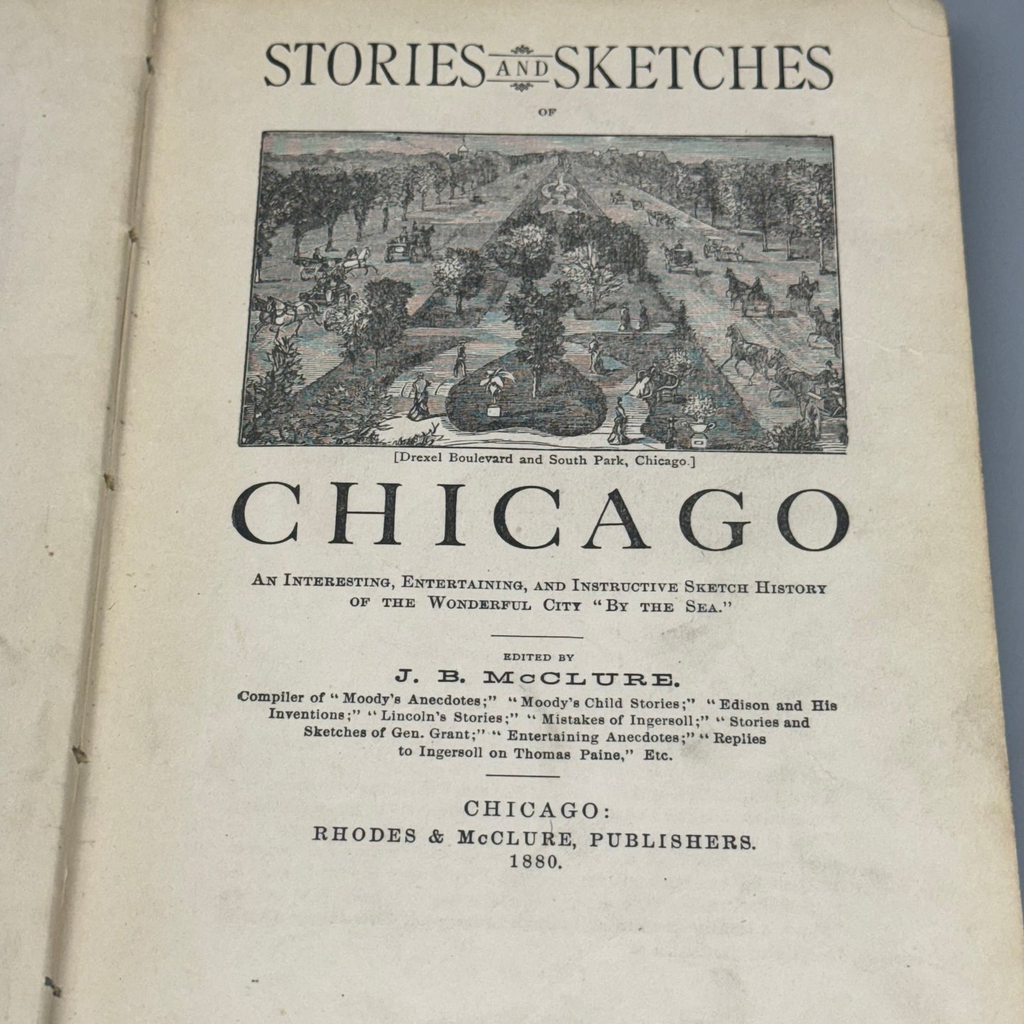 Collection of Old Books: Includes Stories and Sketch's of Chicago