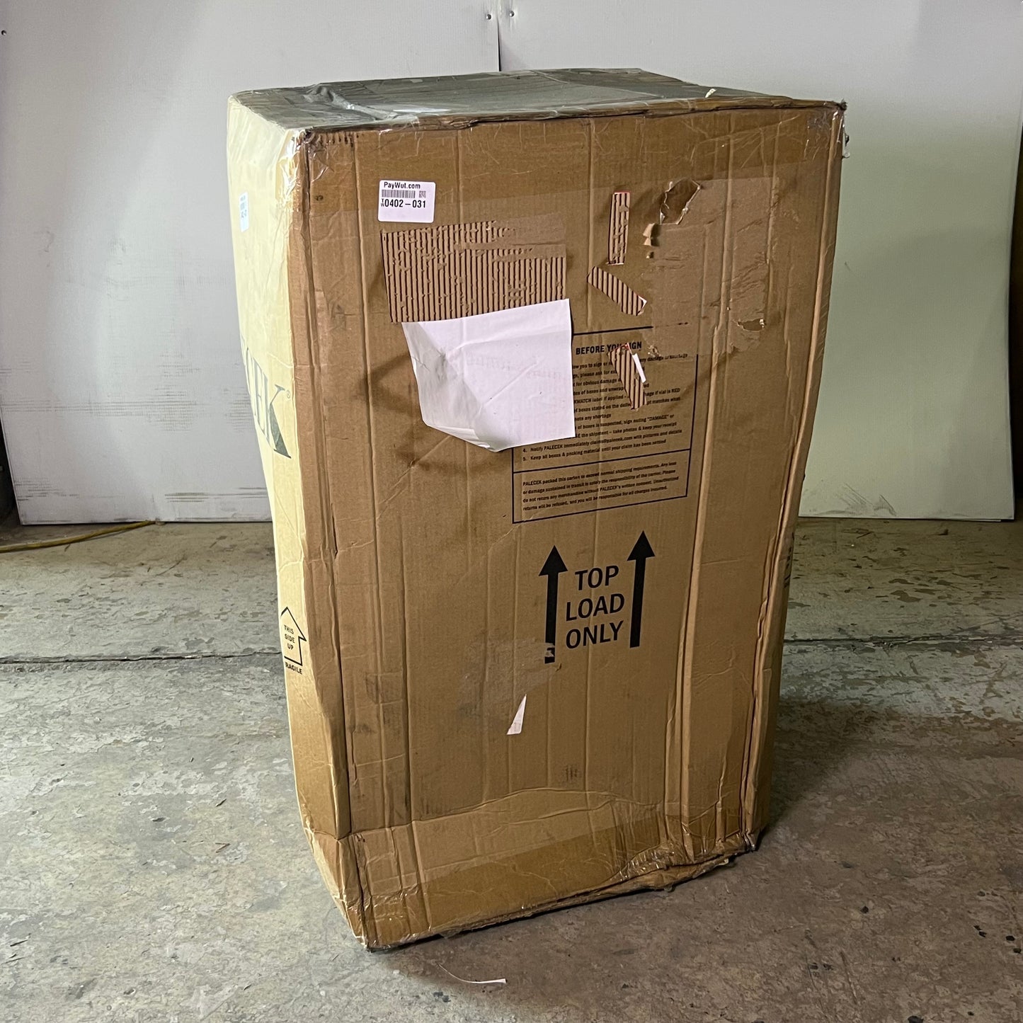 PALECEK Menlo Distressed Swivel Barstool 22"W x 22"L x 41"H Blue 723838