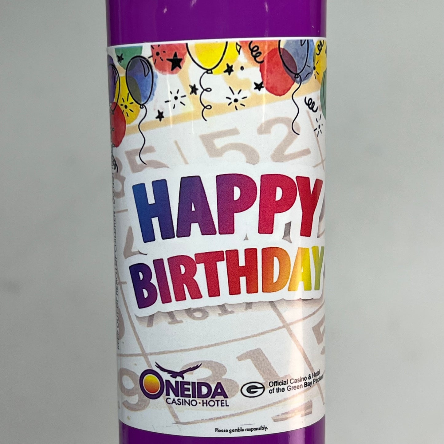 DAB O INK (12 PACK) Onedia Casino Happy Birthday Bingo Marker 4oz Purple D25
