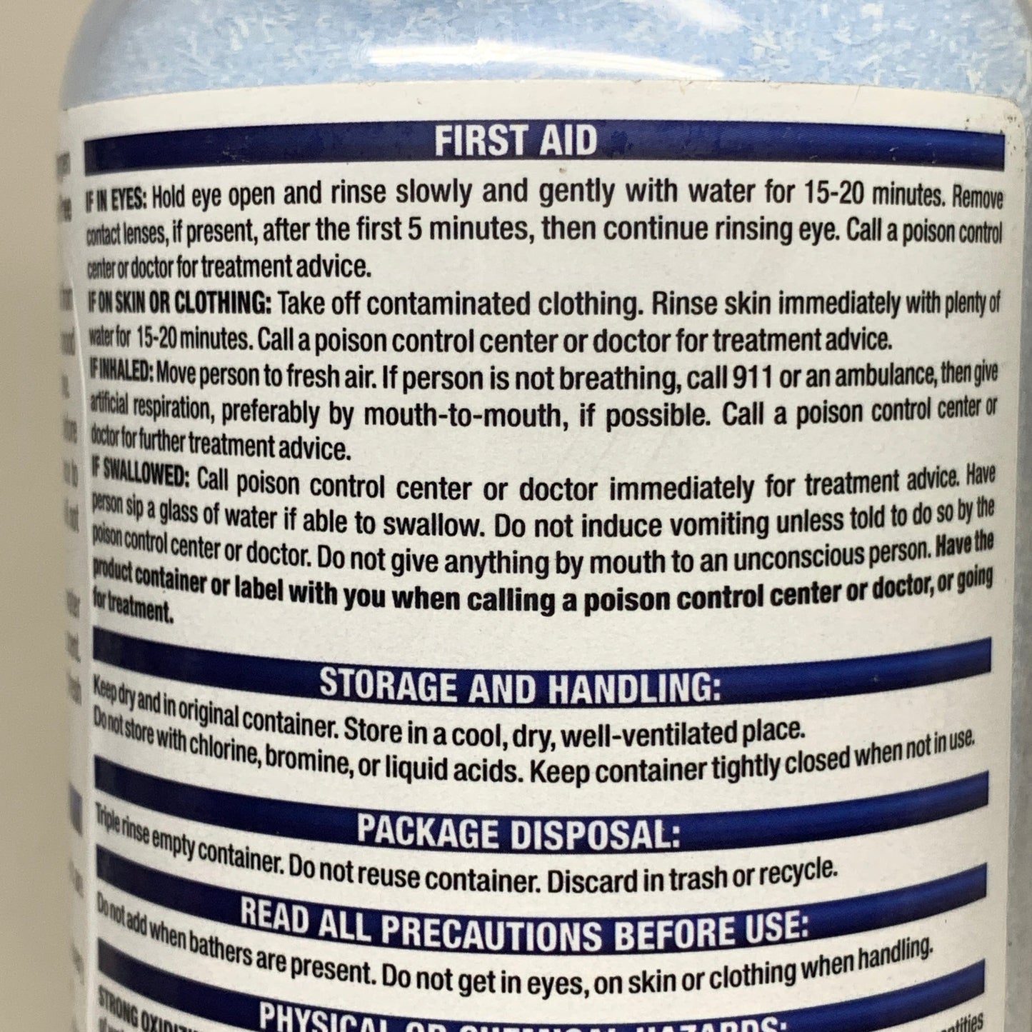 ZA@ OXYGEN SPAS (3 PACK) Scented Spa Shock Chlorine Free Hyacinth & Honey 1.875 lbs A