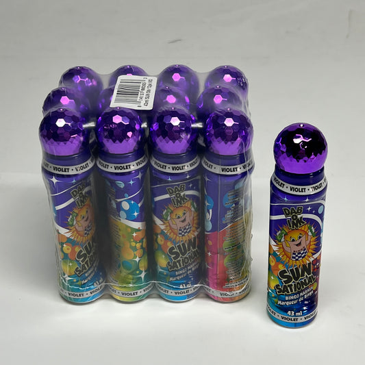 DAB O INK (12 PACK) Sunsational Bingo Marker Bright Ink 43ml/1.4 oz Violet C26
