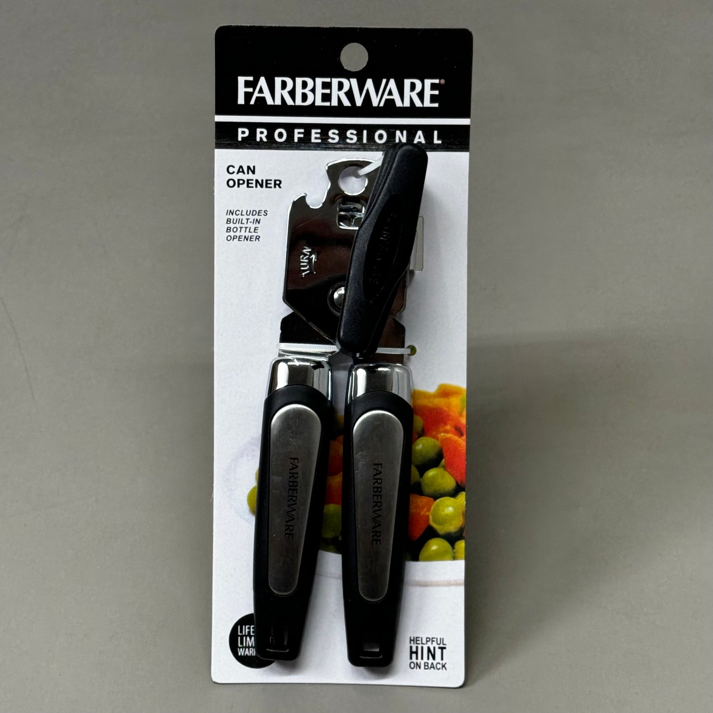 FARBERWARE (2 PACK!) Professional Can Opener w/Built in Bottle Opener 83036-93