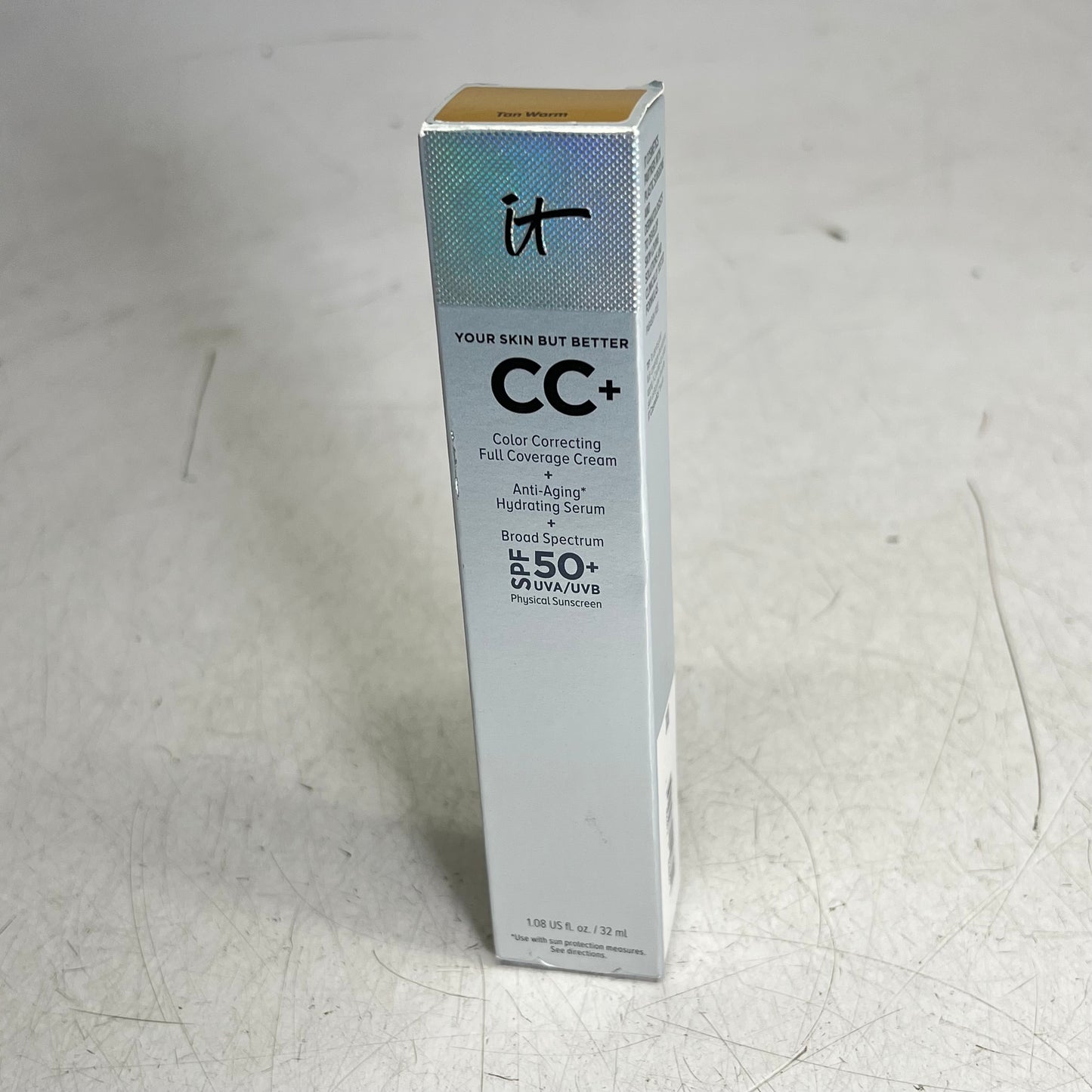 IT COSMETICS Cc+ Full-coverage Foundation w/ Spf 50+ 1.08oz Tan Warm BB 04/28