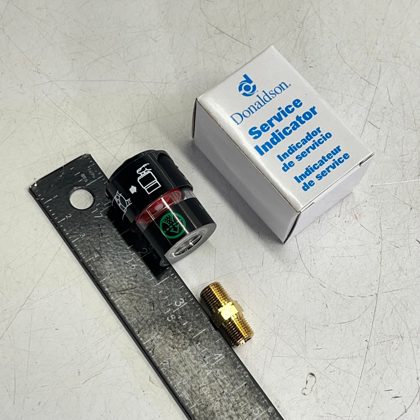 DONALDSON OEM Restriction Indicator Kit Servisignal 1/8-27 Thread Black X002351