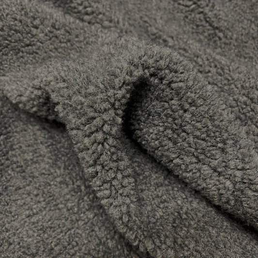Z@ 28 YARDS of FLEECE! YAW LIAMY Large Roll of Fleece Fabric / Material 60” W Sheepskin Grey (New) M