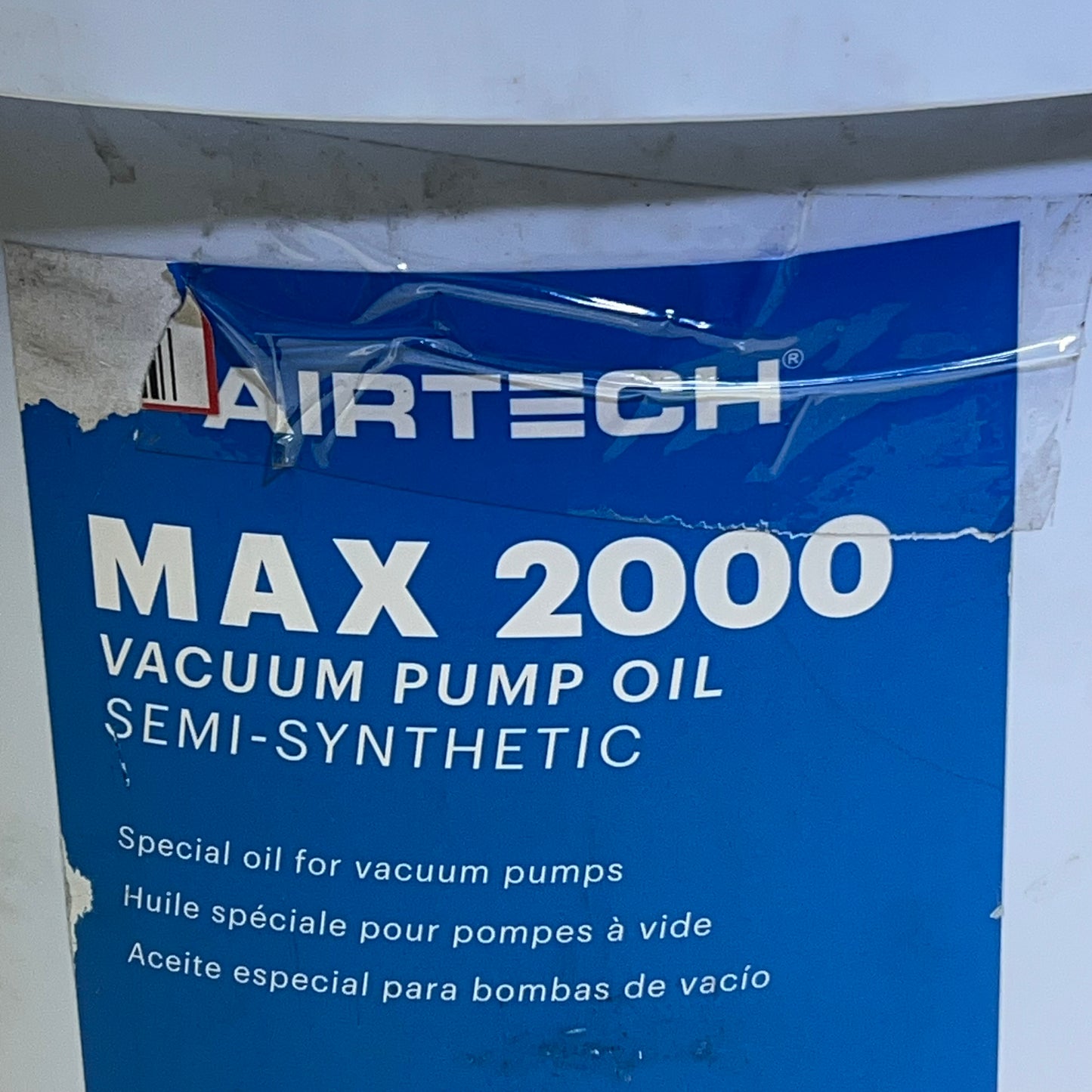 AIR TECH  Max 2000 Vacuum Pump Oil Semi-Synthetic 5 Gal Clear ATO-2000-04