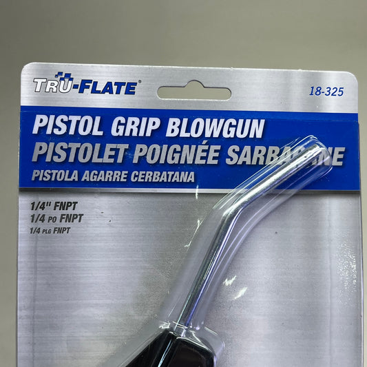 ZA@ TRU-FLATE Plastic Handled Trigger Style Standard Blowgun 1/4" female NPT 18-325