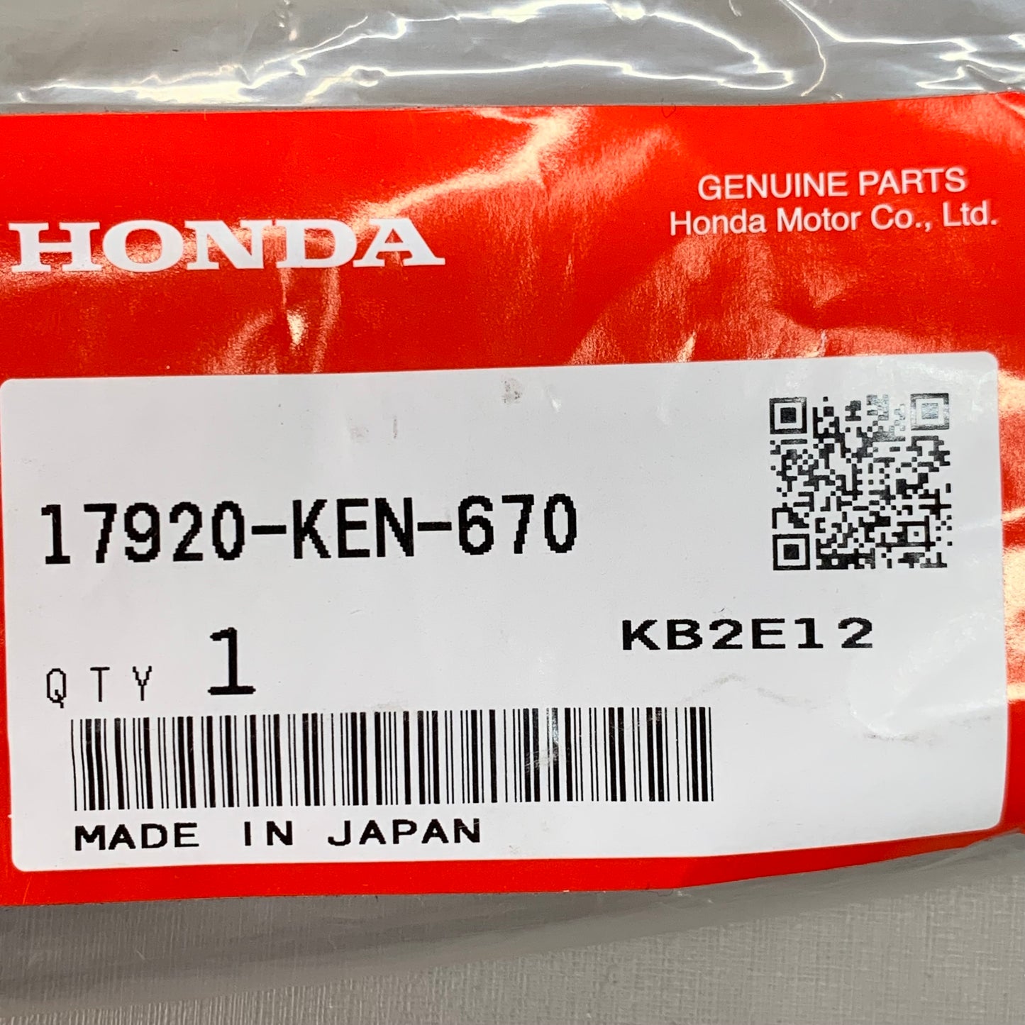 HONDA Throttle Cable CMX250C KB2E12 17920-KEN-670 OEM