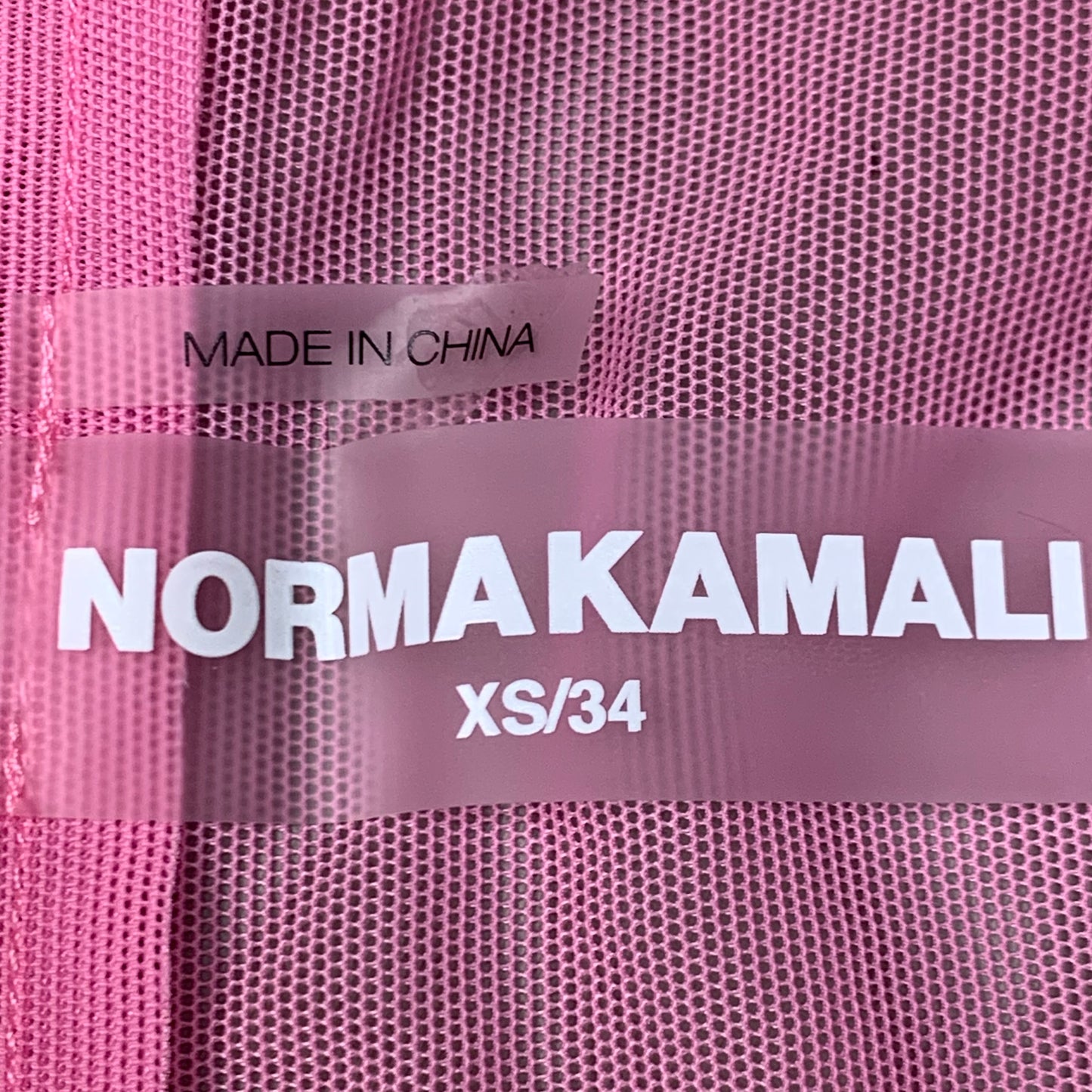 NORMA KAMALI Nk Shirt W/ Faux Pockets SZ XS/34 Candy Pink ST1236MS963966 (New)