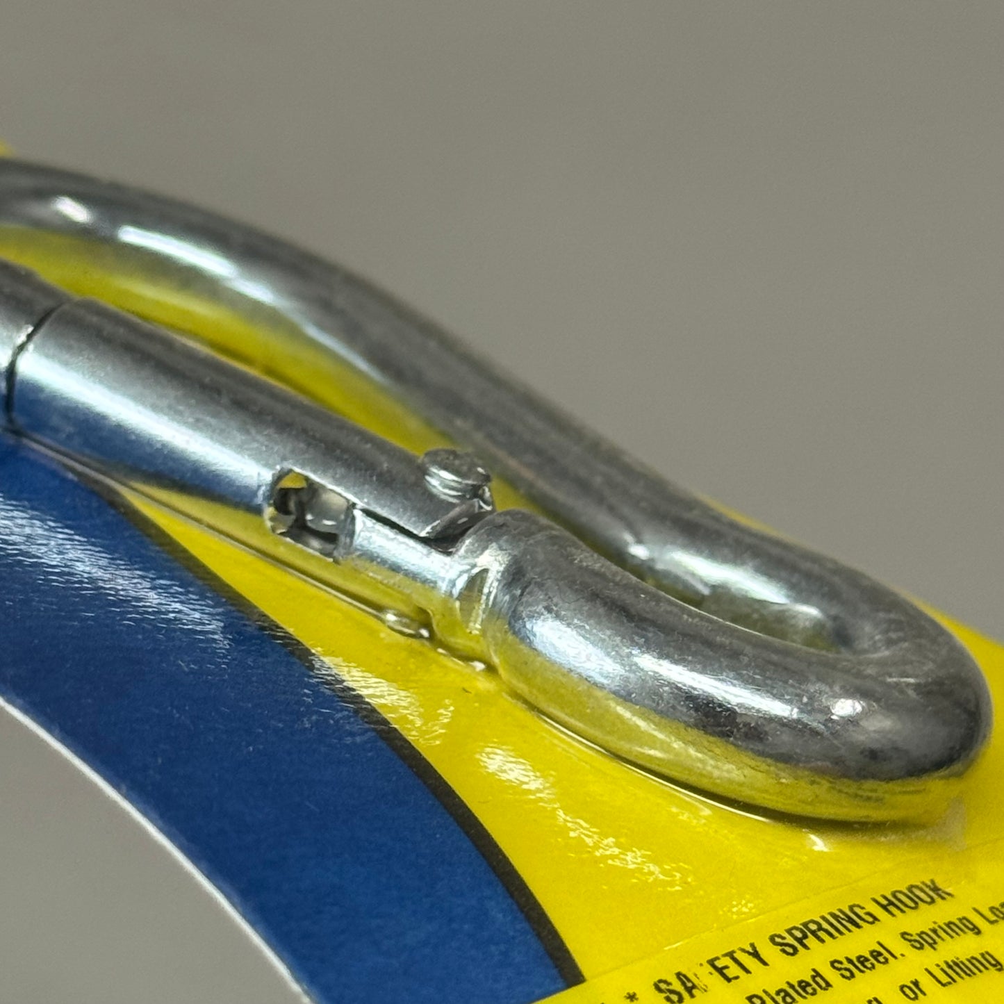 SEACHOICE (2 Pack) Safety Interlocking Safety Spring Hook 3/8"X4" Chrome 36831