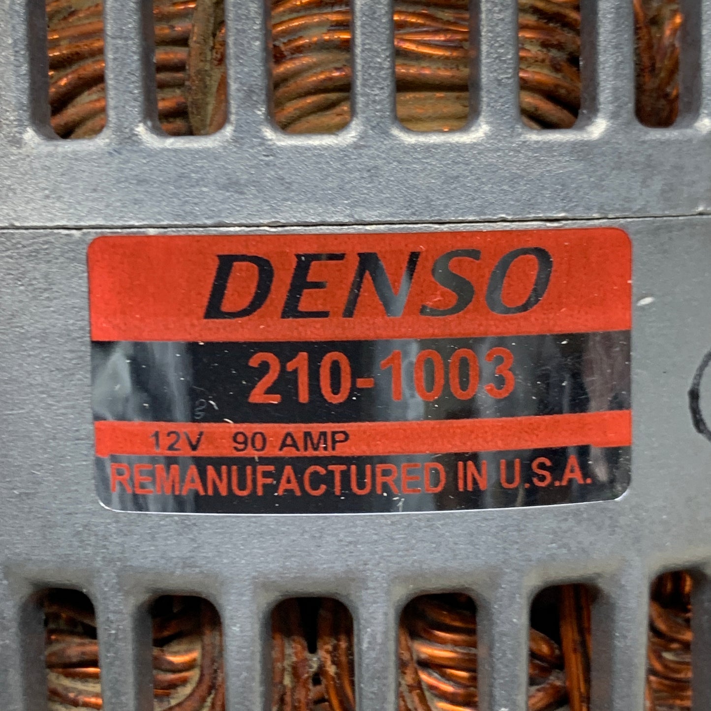 DENSO Alternator Clockwise 12.0 V (Remanufactured) 05920 210-1003