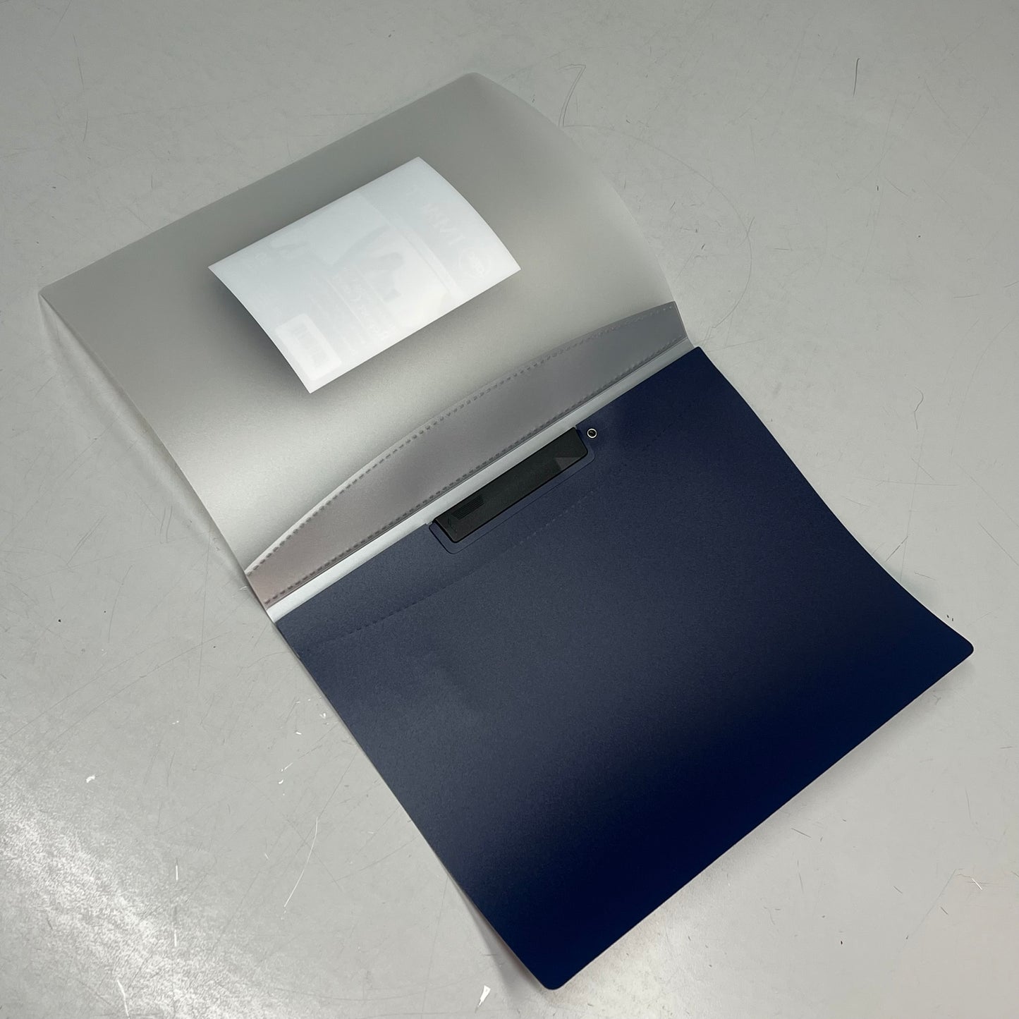 IMPACT (6 PACK) Hidden Swing Clip Report Cover 9 X 11-1/2" Navy Blue Q-21530