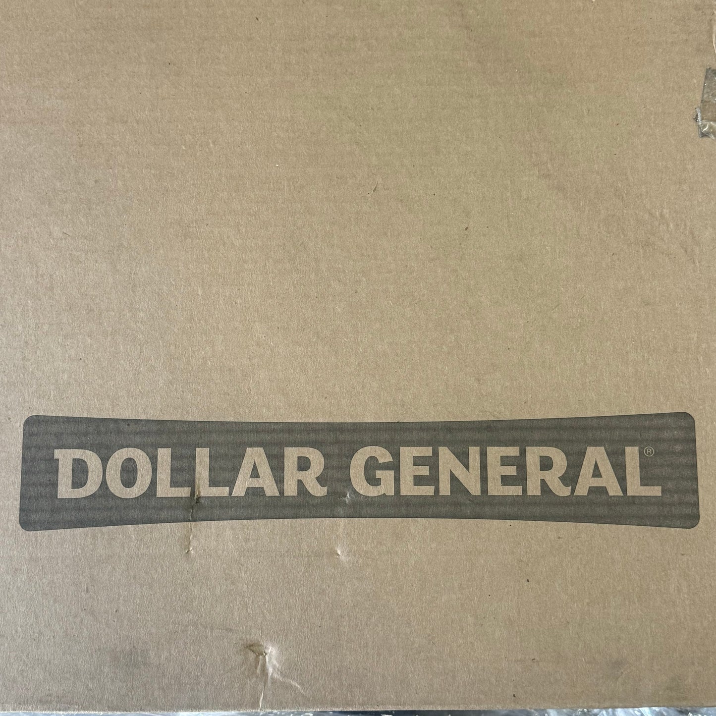 ZA@ DOLLAR GENERAL Non-Carb Shipper Packaging Sz 52” x 31” 2” Cardboard Material