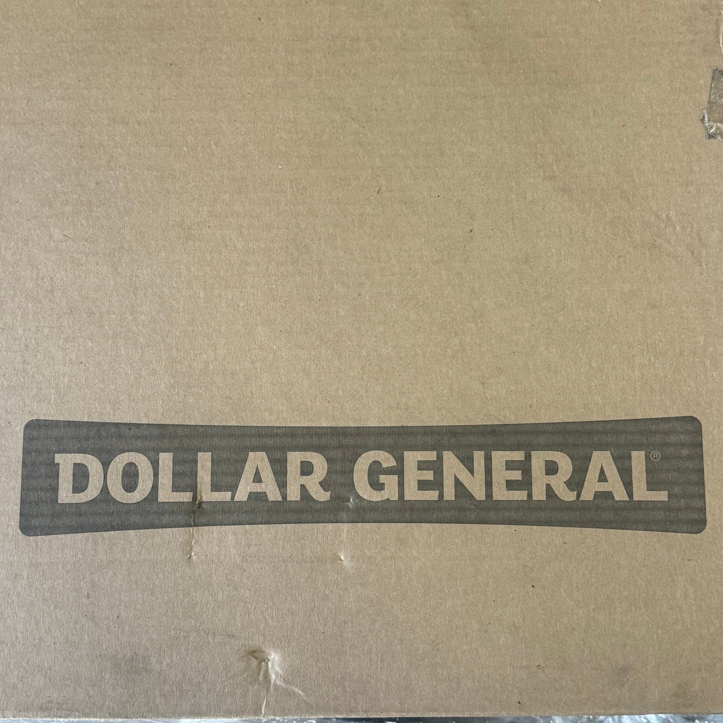 ZA@ DOLLAR GENERAL Non-Carb Shipper Packaging Sz 52” x 31” 2” Cardboard Material D