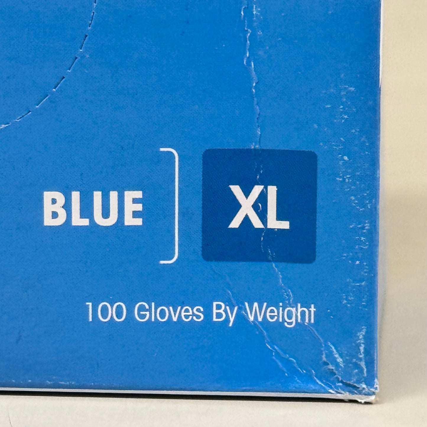 PROWORKS (100 Pack) Powder Free Nitrile Examination Gloves XL Blue GL-N135FX
