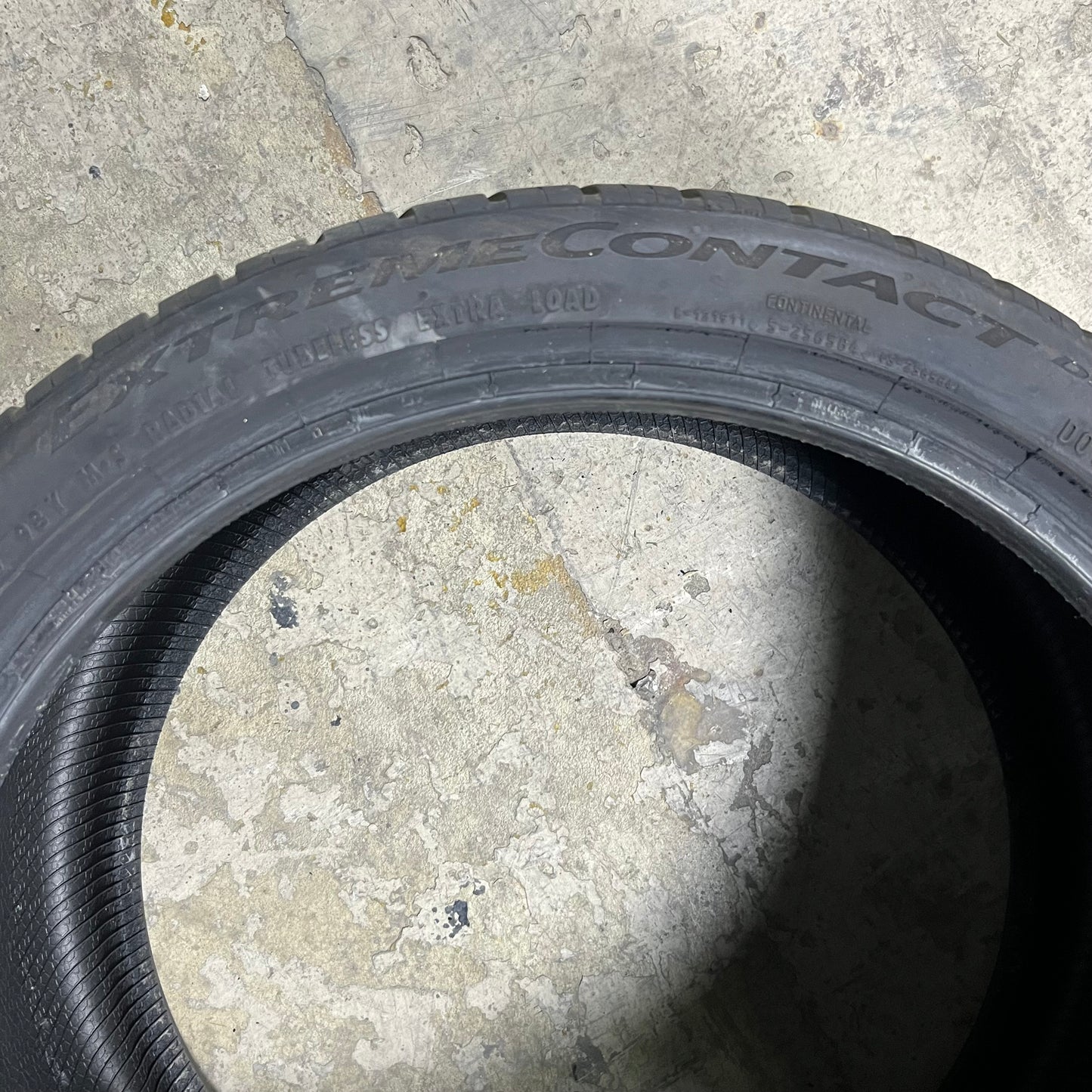 CONTINENTAL SportPlus Tire Sz 285/30ZR19 98Y XL (Used)