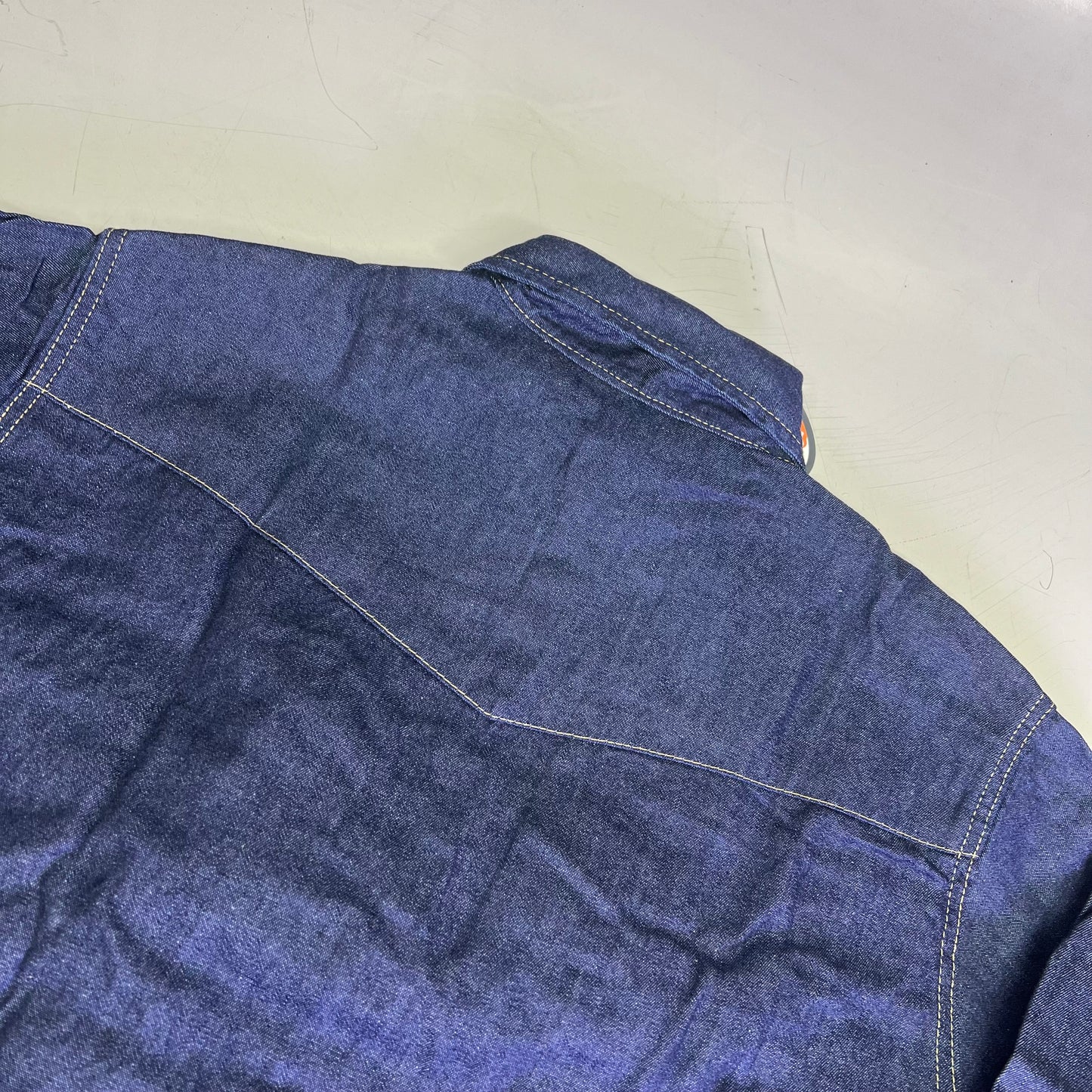 RASCO Flame Resistant Denim Lightweight Work Short Men's Sz 3XL Navy Blue FR1021DN