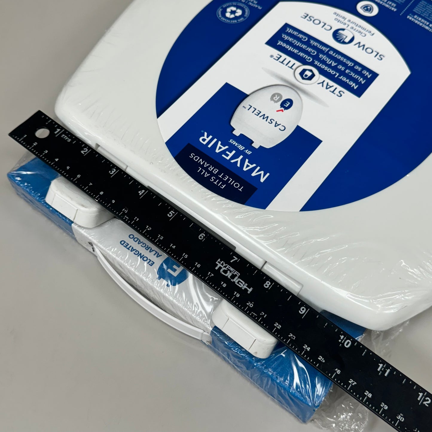 BEMIS Mayfair Slow Close Toilet Seat & Lid Elongated Shape White 147SLOW 000