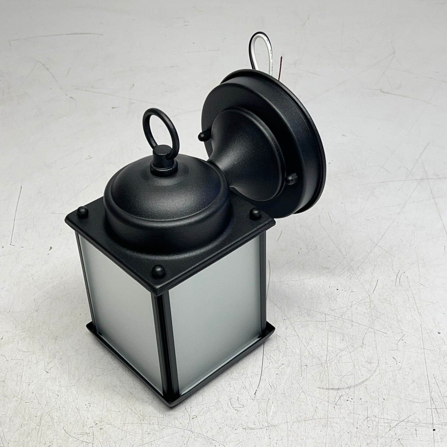 GENERATION LIGHTING New Castle Tall Led Outdoor Wall Sconce 8"Blk 8592001EN3-|12
