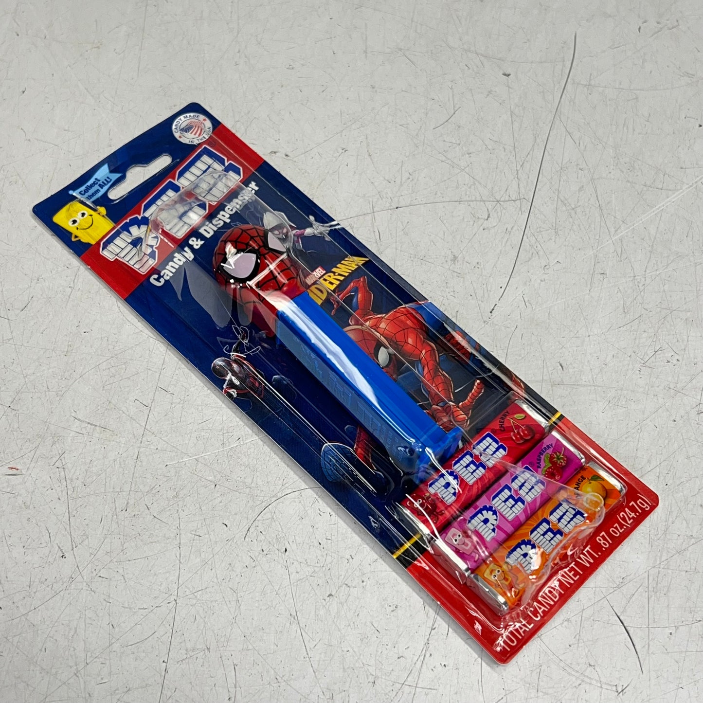 PEZ (12 PACK) Spiderman Charactors Candy Dispensers W/ Candy 079116 BB 01/31