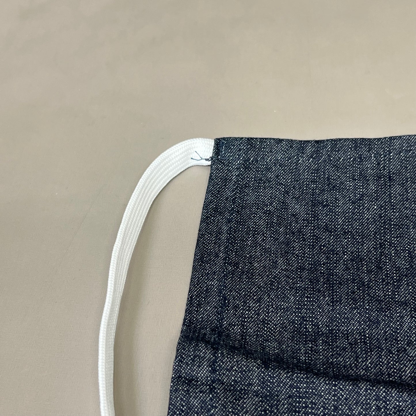 (4 Pack) Tubular Tie 100% Cotton Multi-Pocket Denim Jean Style Apron OSFM Blue