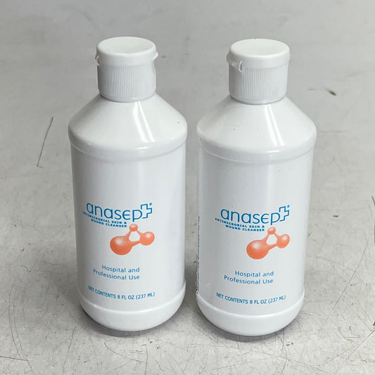 ANASEP  (2 PACK) Antimicrobial Skin & Wound Cleanser  8 fl oz  4008C BB 01/28