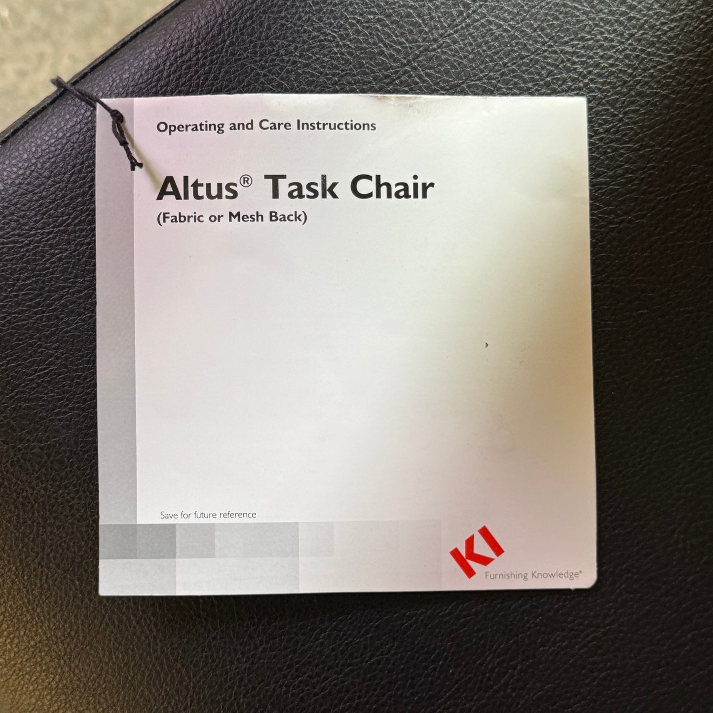 ALTUS Mesh Back Office Chair Black Sz 19"W x 19"L x 39"H 691237 (New Other, Distressed Box)