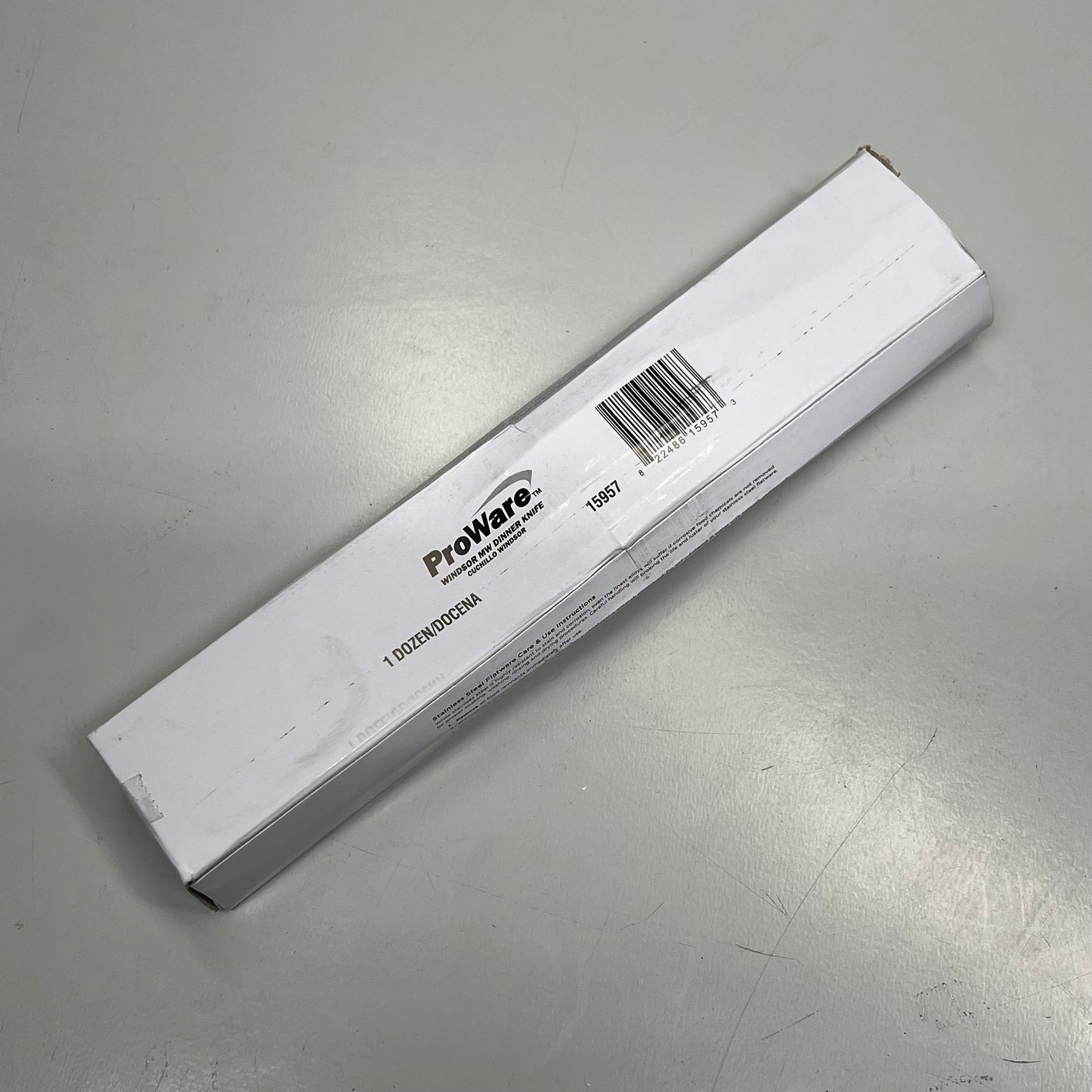 ZA@ PROWARE WINDSOR (12 PACK) MW Dinner Knife Stainless Steel Silver 15957 C