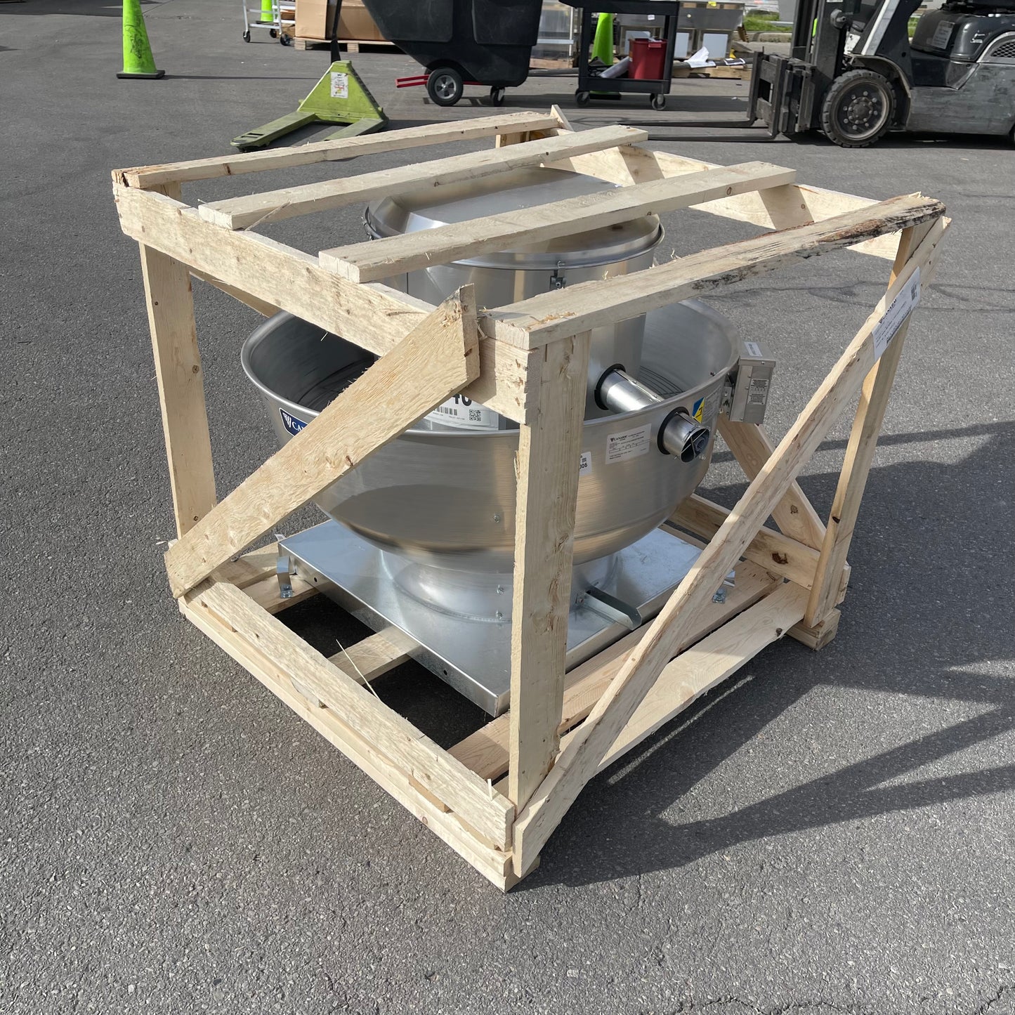 Z@ CANARM HVAC Belt Drive Upblast Exhauster ~140 lbs ALUMINUM ALX180UBT30100M