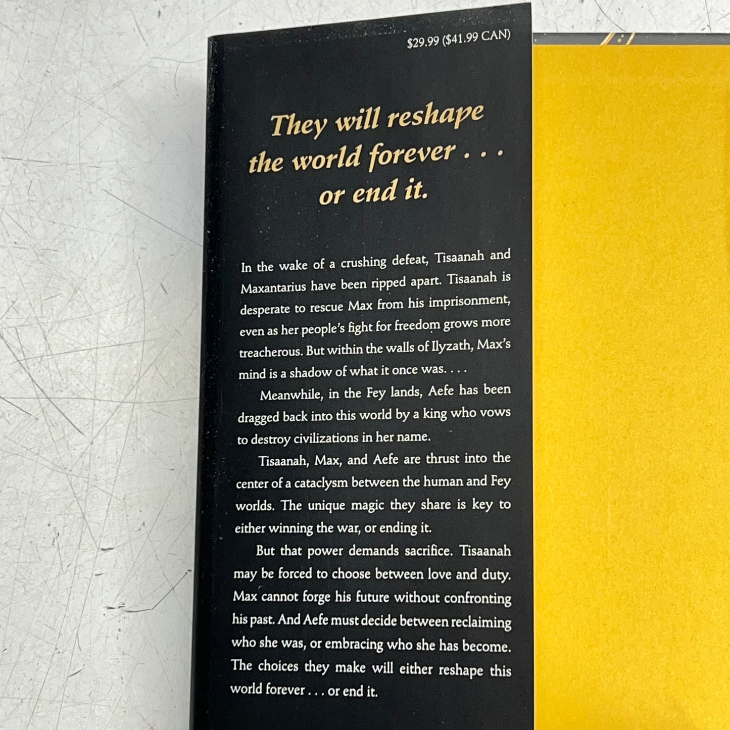 MOTHER OF DEATH & DAWN Hardcover #3 War Of Lost Hear Series By Carissa Broadbent