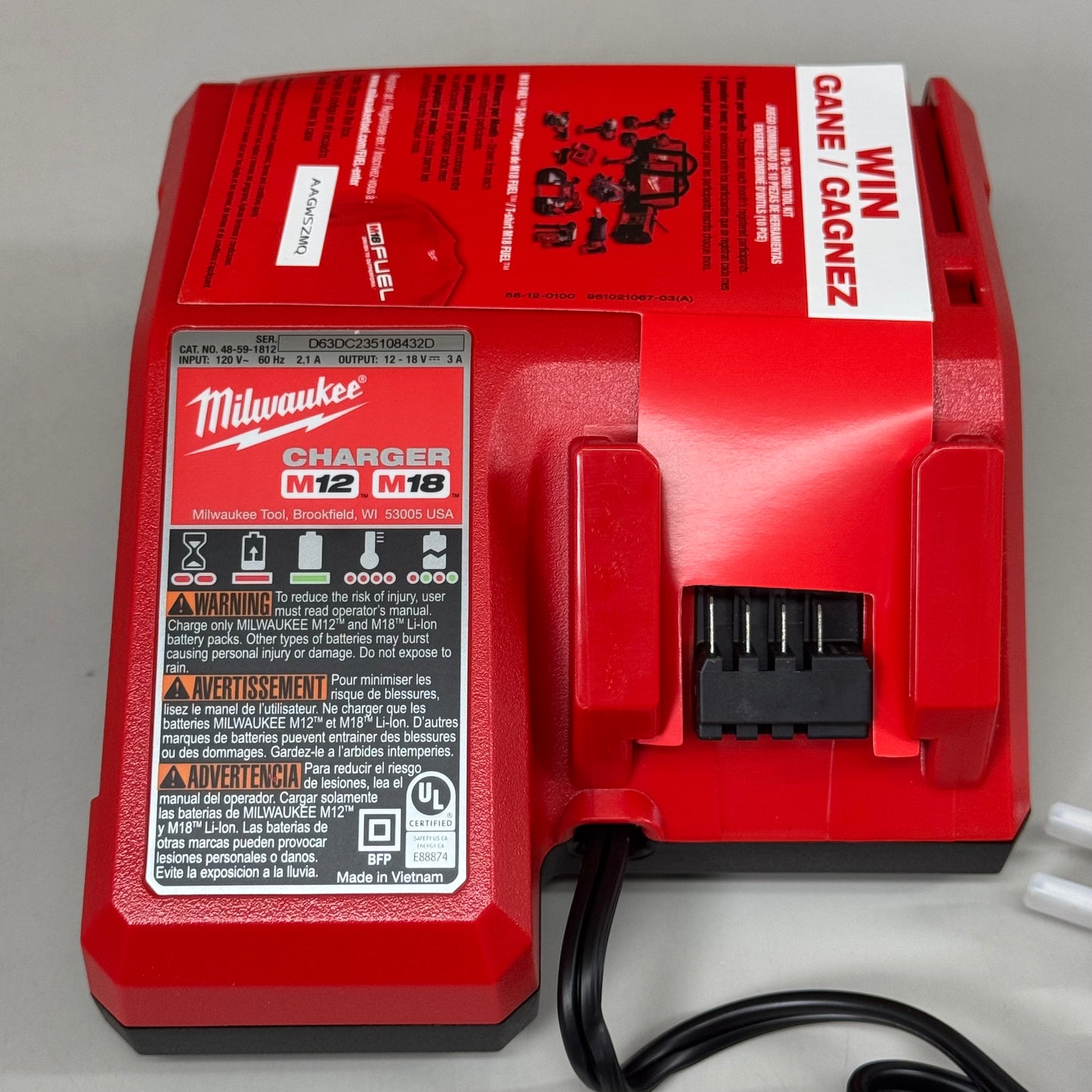 MILWAUKEE 2-Tool Drills Combo Kit Red lithium XC5.0 Fits M18 Batteries 3697-22