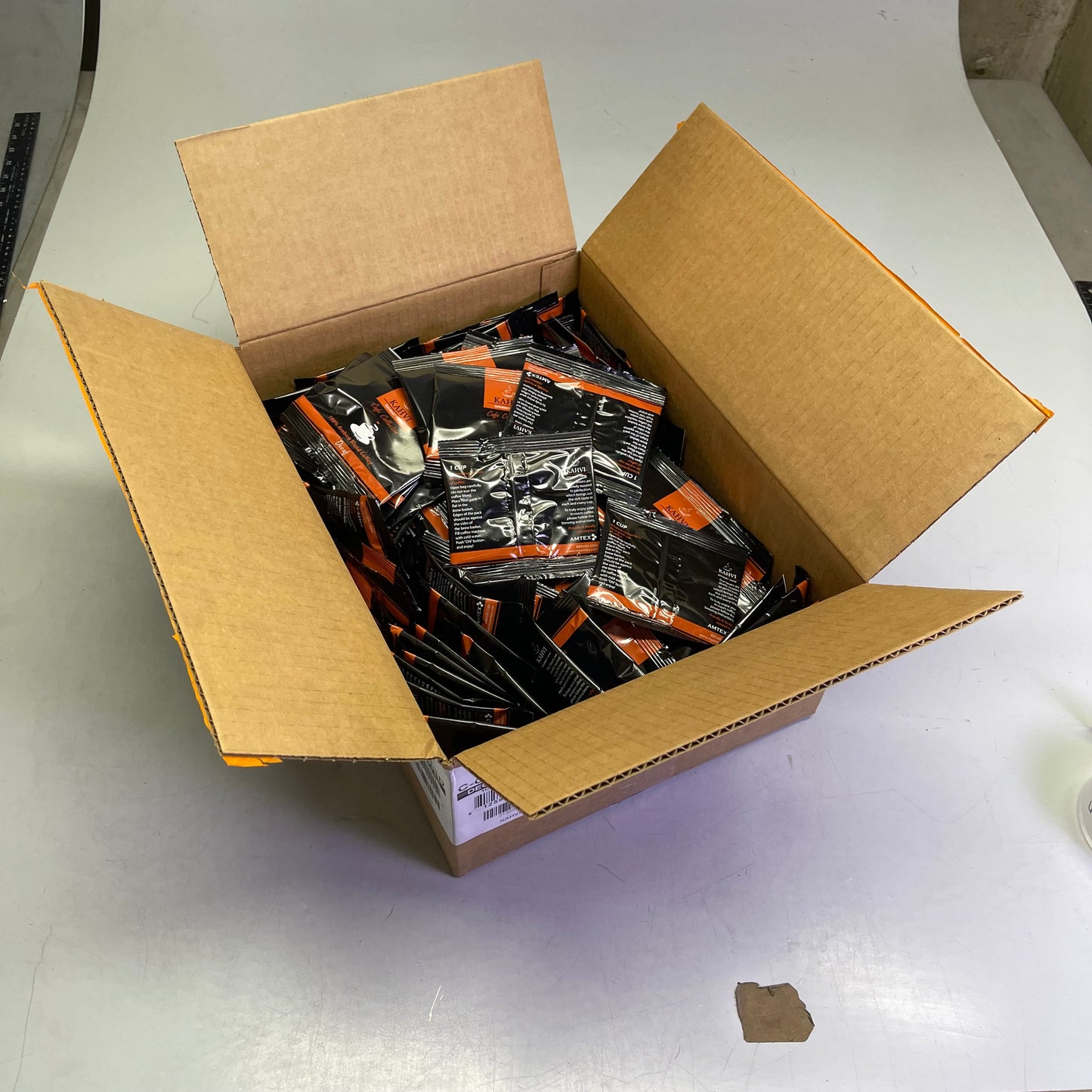 KAHVI (200 PACK) Gourmet Arabica Blend Decaf Coffee 1 cup per packet C-CF-KAH-1D