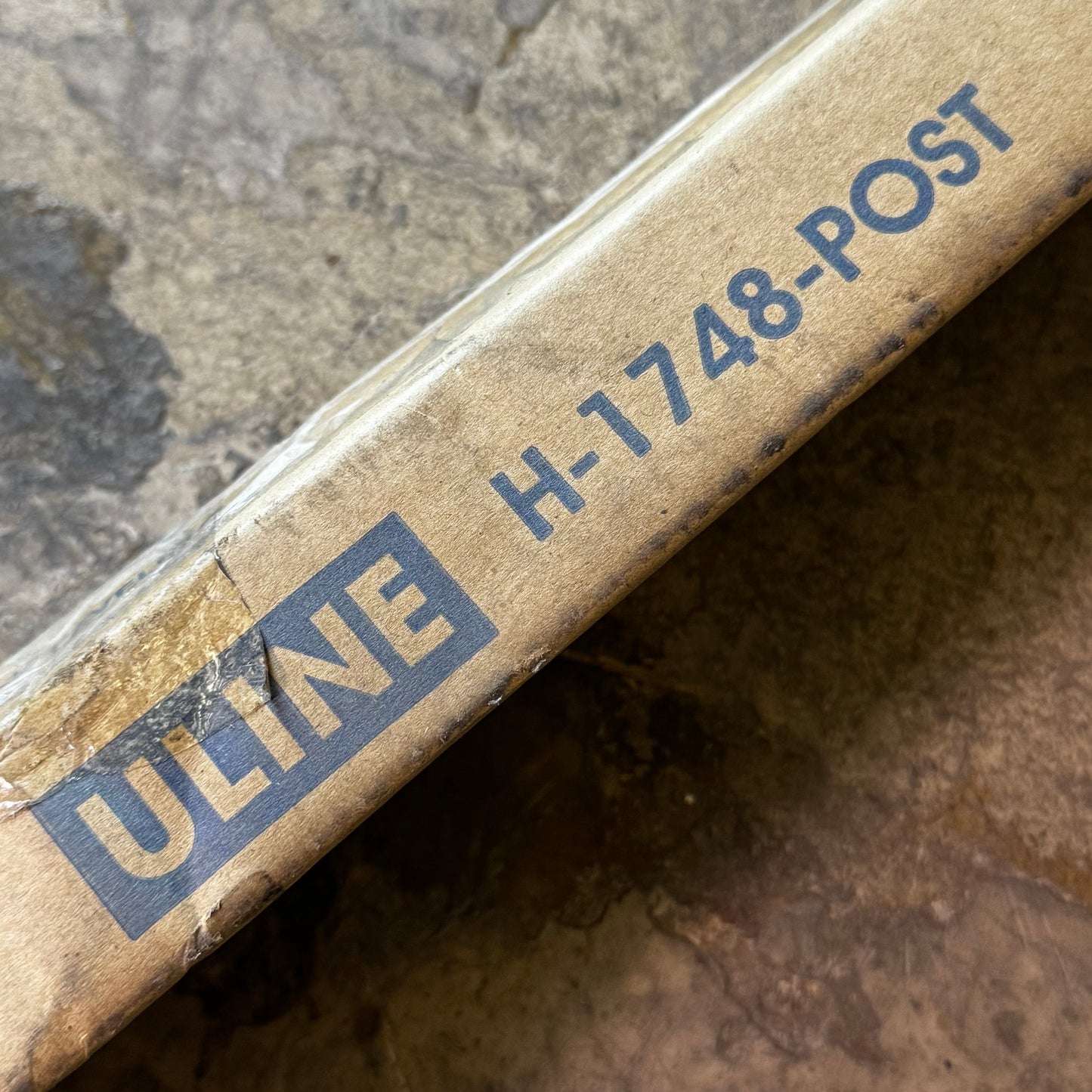 ULINE (2 PACK) Black Wire Shelving, Post With Self Leveling Feet 72" Black H-1748-POST