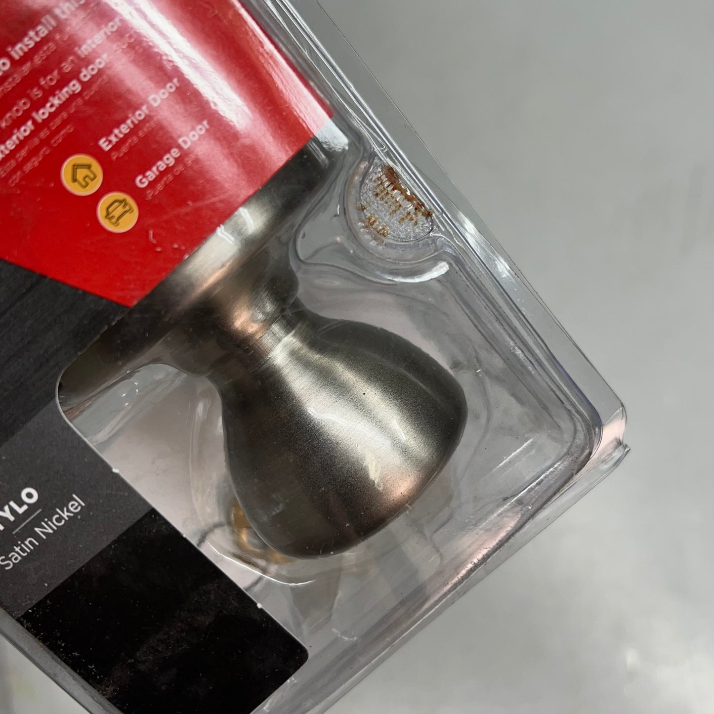 KWIKSET (2 PACK) Tylo Keyed Entry Door Knob SmartKey Satin Chrome 94002-820