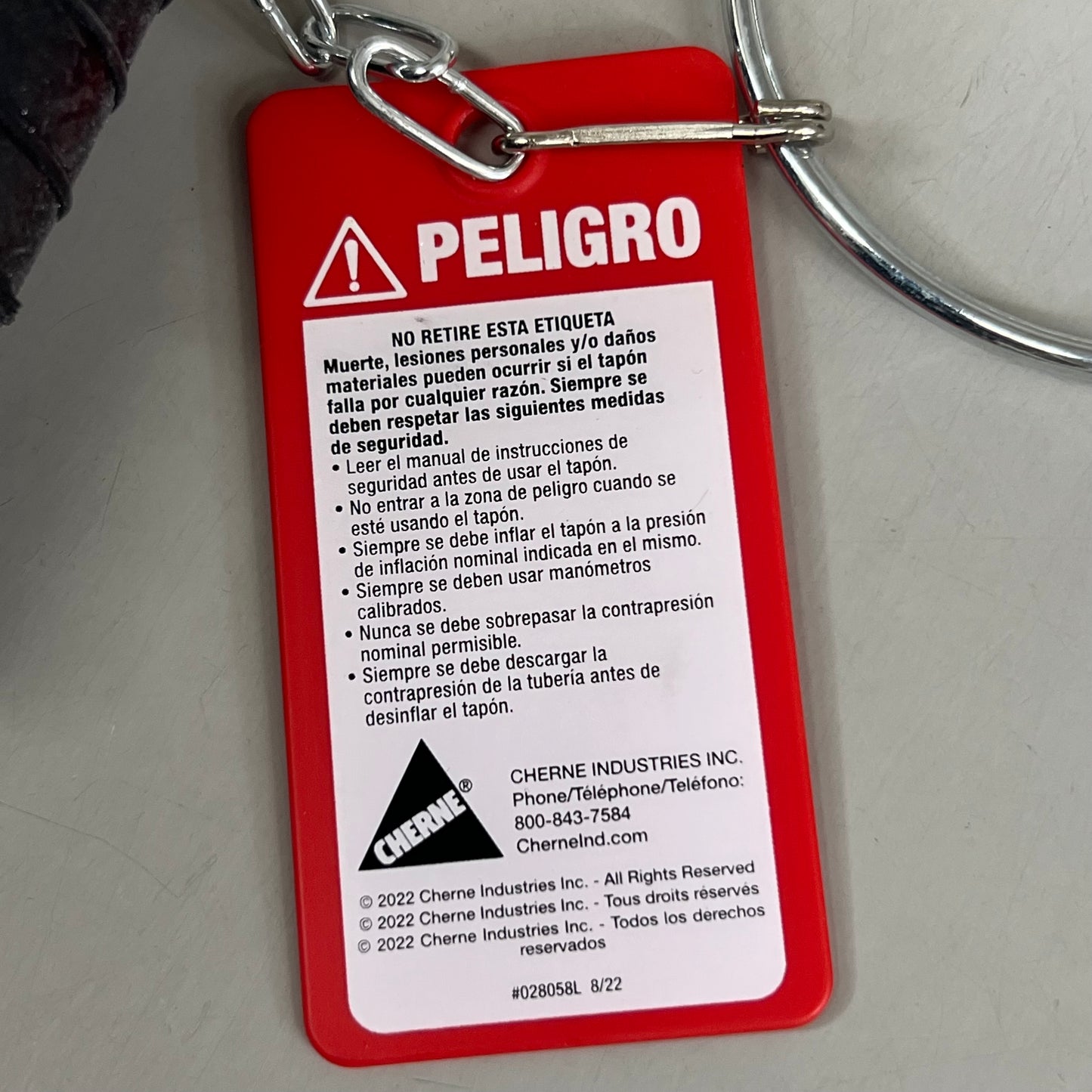 OATEY Cherne Bulk Test-Ball Plugs With Individual Display Bags 3" Black 240038