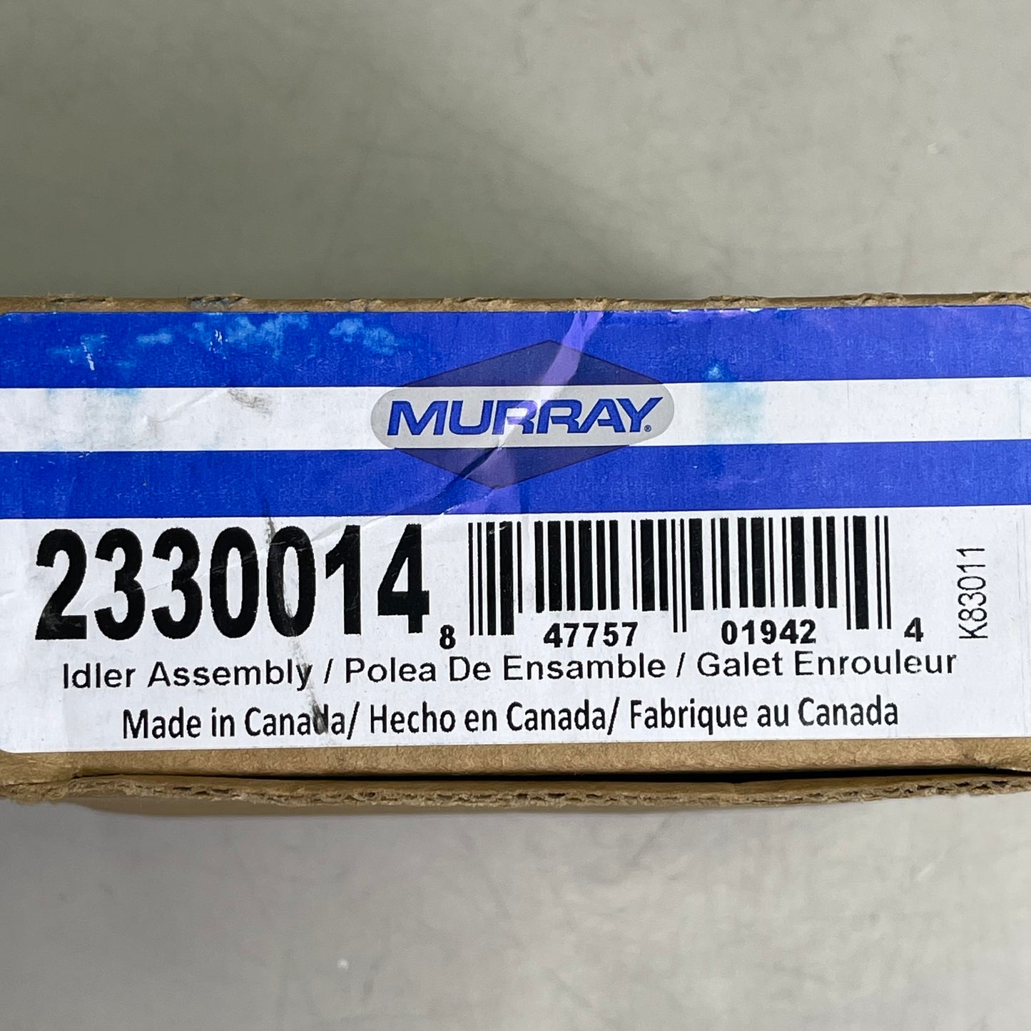 MURRAY Idler Tensioner Pulley Heavy-Duty Thermoplastic for Audi Oldsmobile 2330014