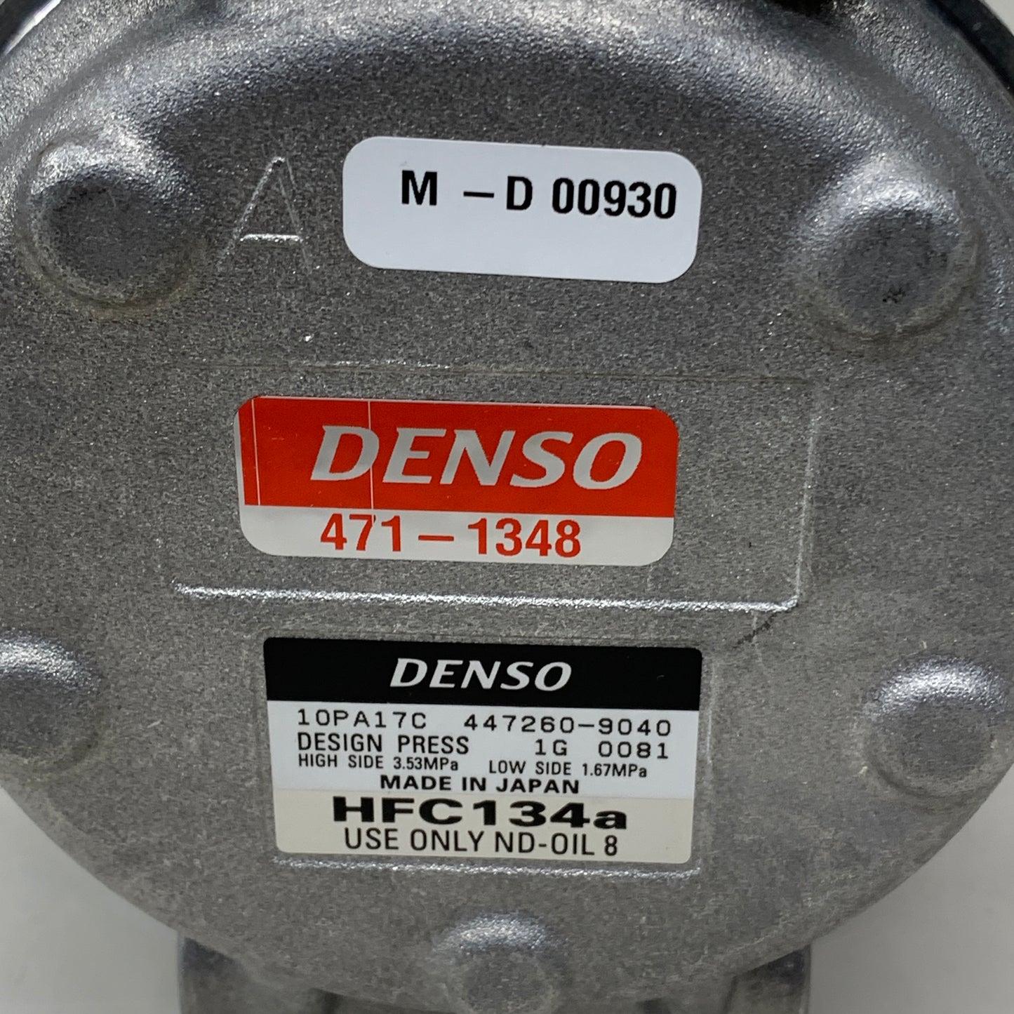 DENSO Compressor w/ Clutch Land Rover (No Core Value) 471-1348