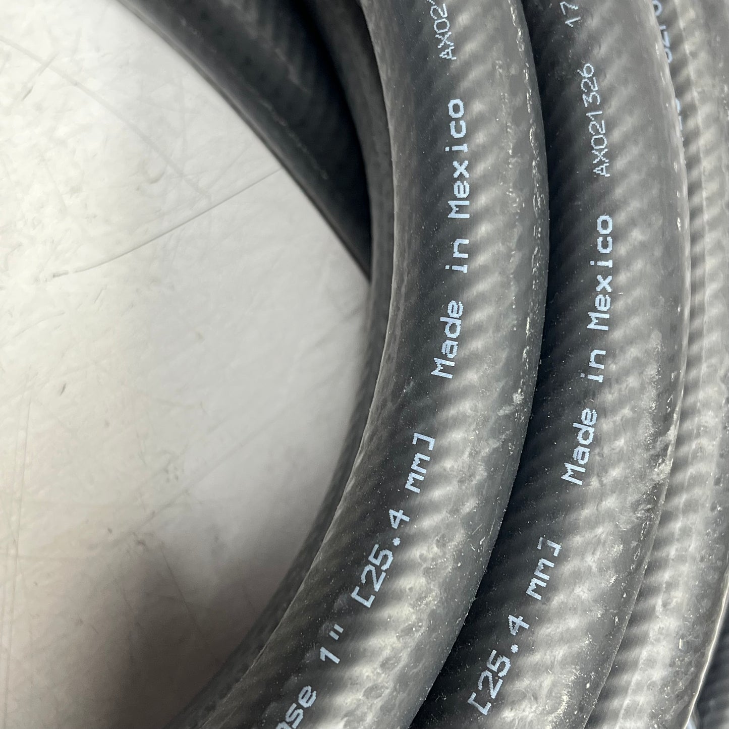 GATES Safety Stripe Heater Hose Premium Epdm Rubber 1"x50' 60 PSI Black 3270