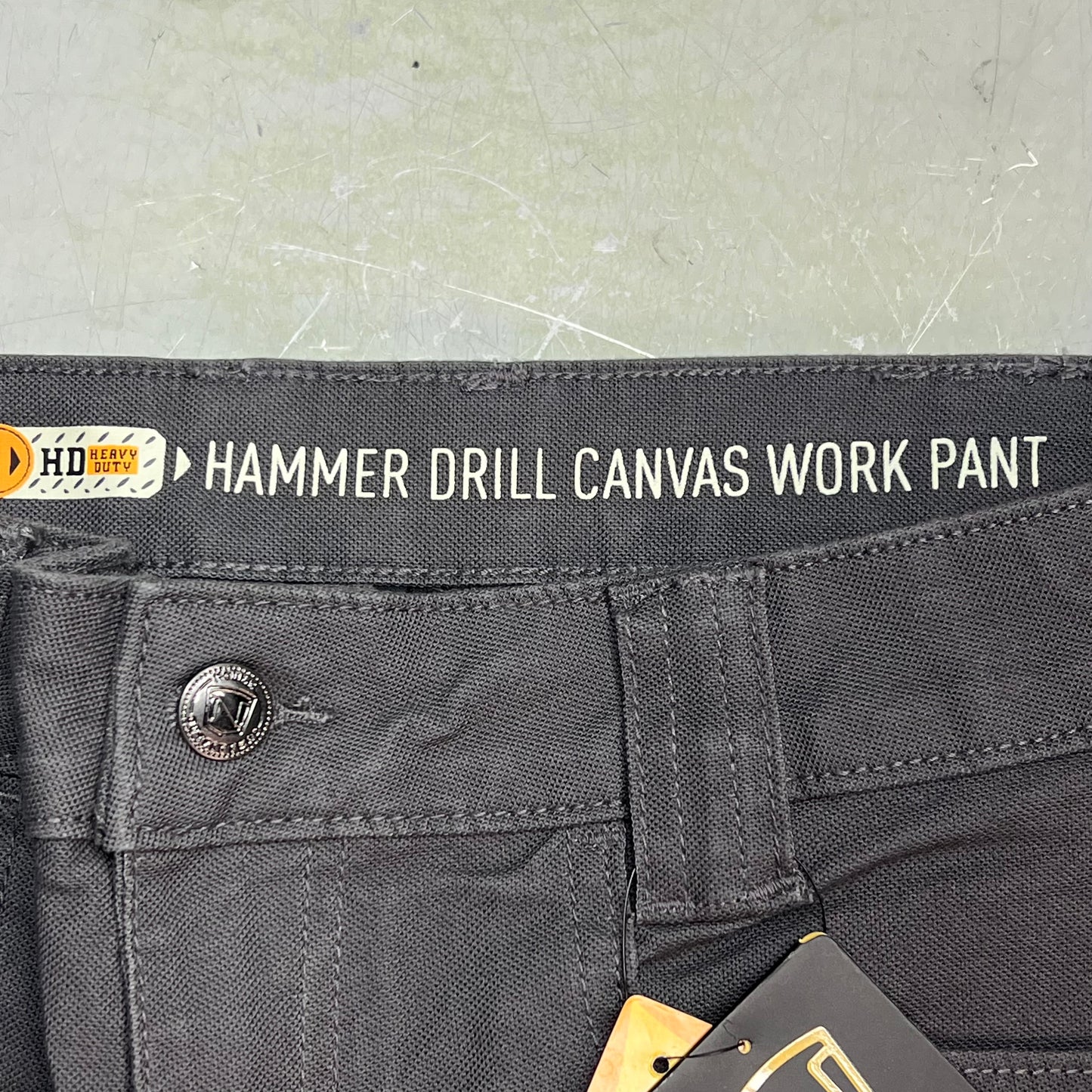 NOBLE OUTFITTERS Full Flex HD Hammer Canvas Work Pant Men's Sz 32x32 Wolf Grey