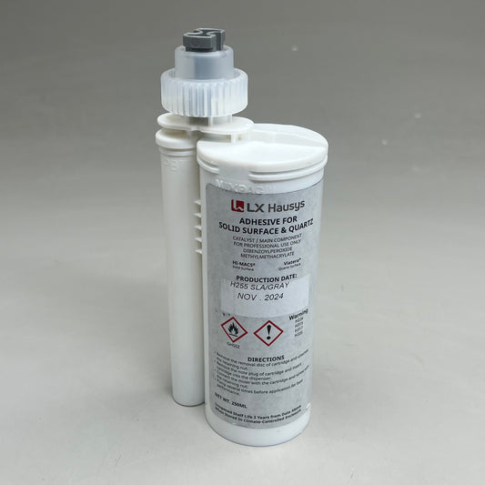 LX HAUSYS Adhesive for Solid Surface Quarts Viatera H-Macs H255 SLA/Gray 205 mL
