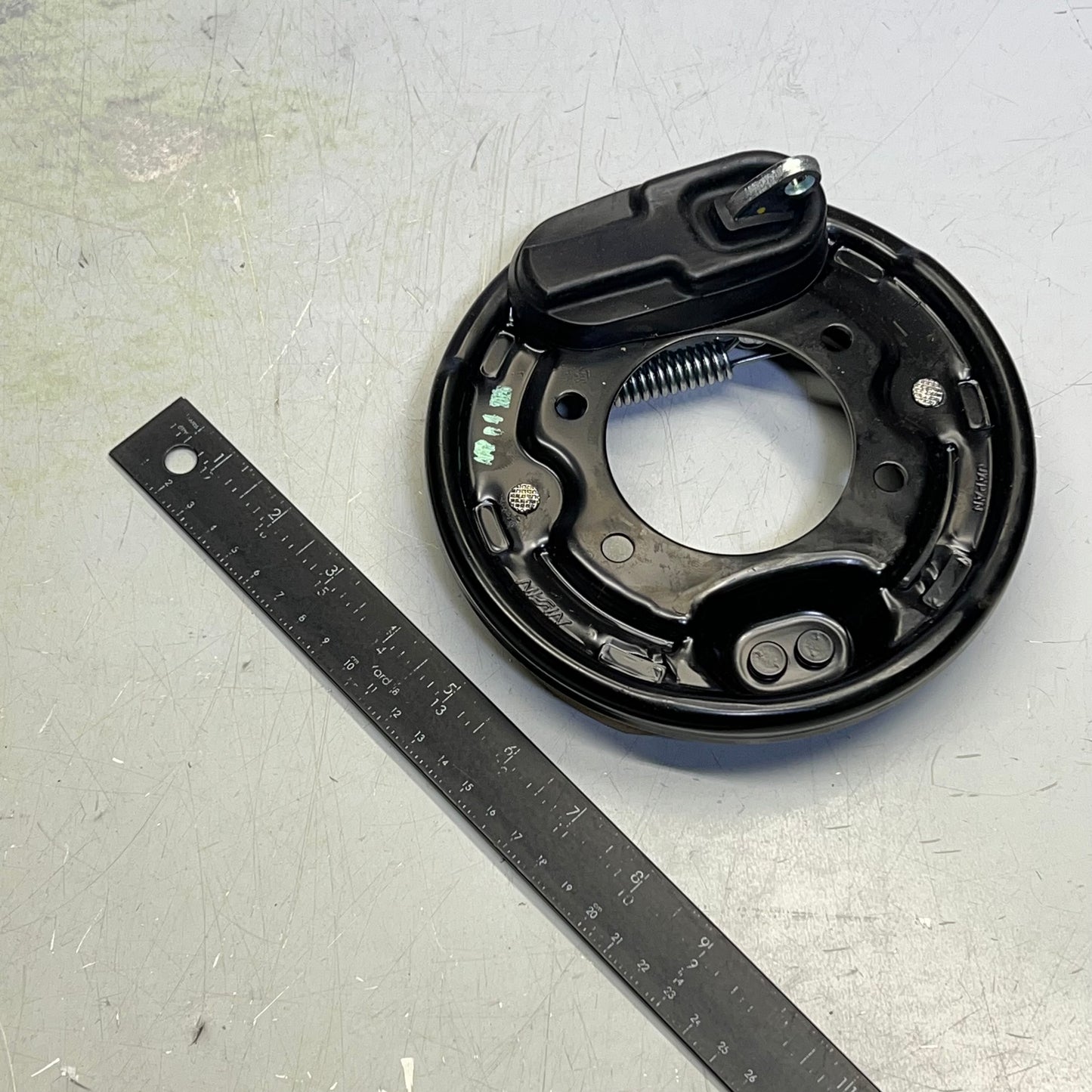 EZGO Left Rear Drum Brake Assembly 2009-25 Cable Models 160mm Dia OEM 612211