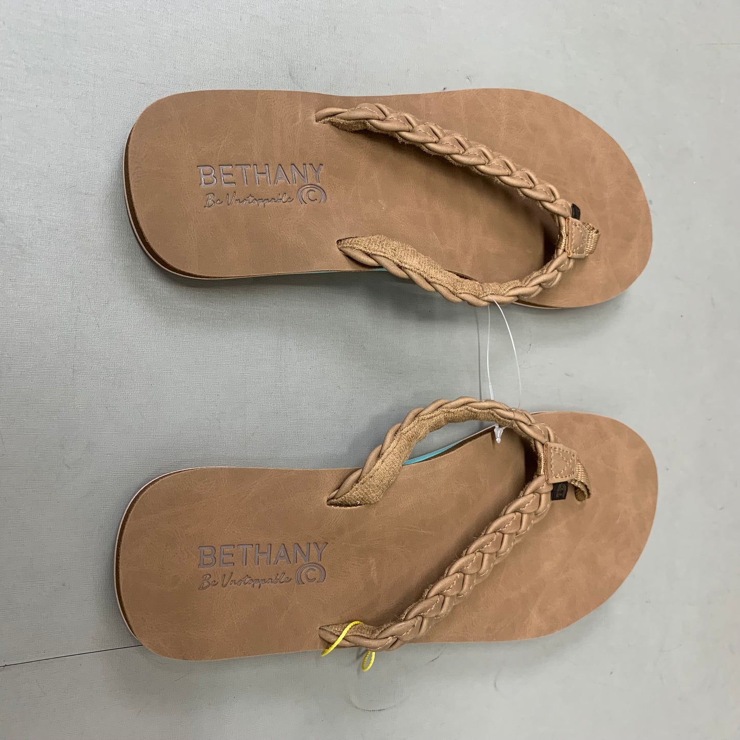 COBIAN Braided Pacifica Sandals Women's SZ 8, EU 41 TAN BBP23-230-8