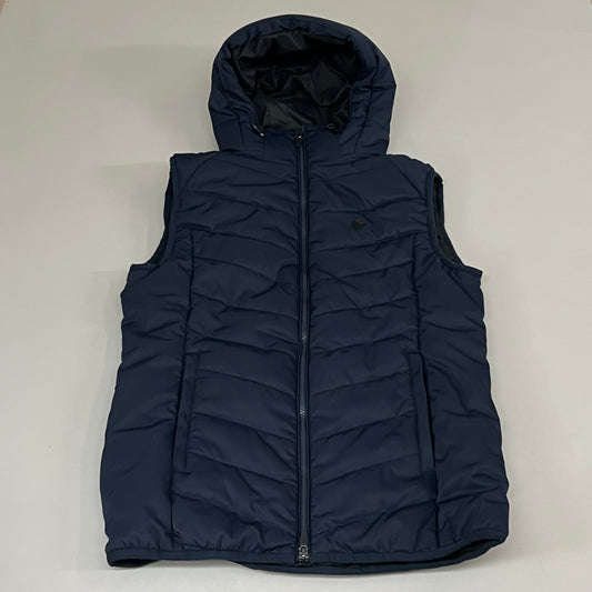 SAMSHIELD Albertville Equestrian Sleeveless Winter Coat Waterproof Jacket Quilted Pattern Men's Sz L Navy