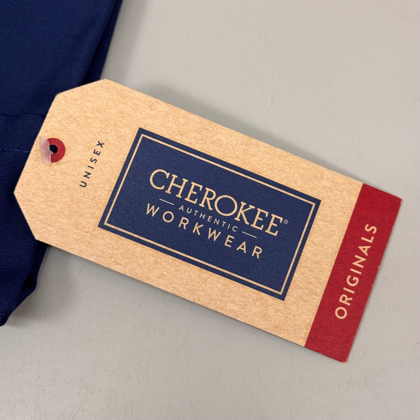 CHEROKEE (2 PACK) V-Neck Single Pocket Scrubs Top Unisex SZ 2XL Navy 4777 NAVW